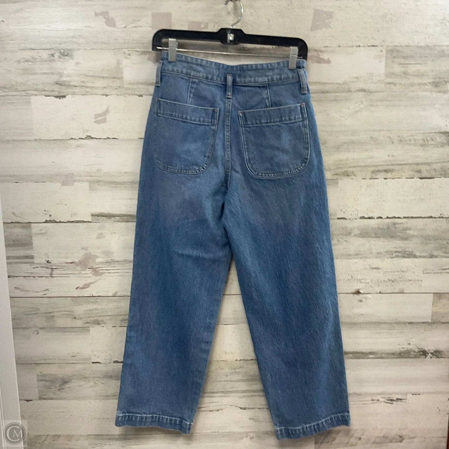 Jeans Wide Leg By Madewell In Blue Denim, Size: 0
