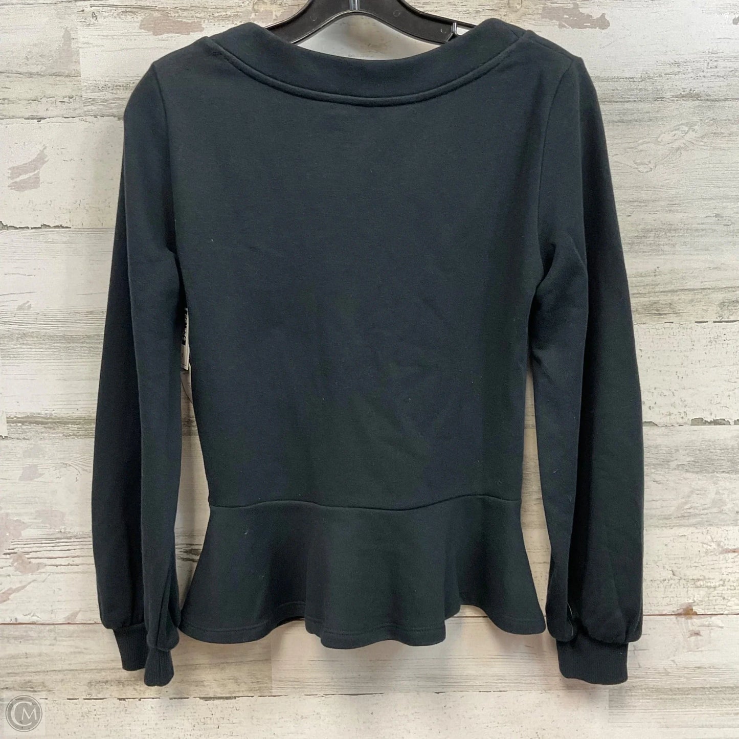 Top Long Sleeve By Anthropologie In Black, Size: Xs