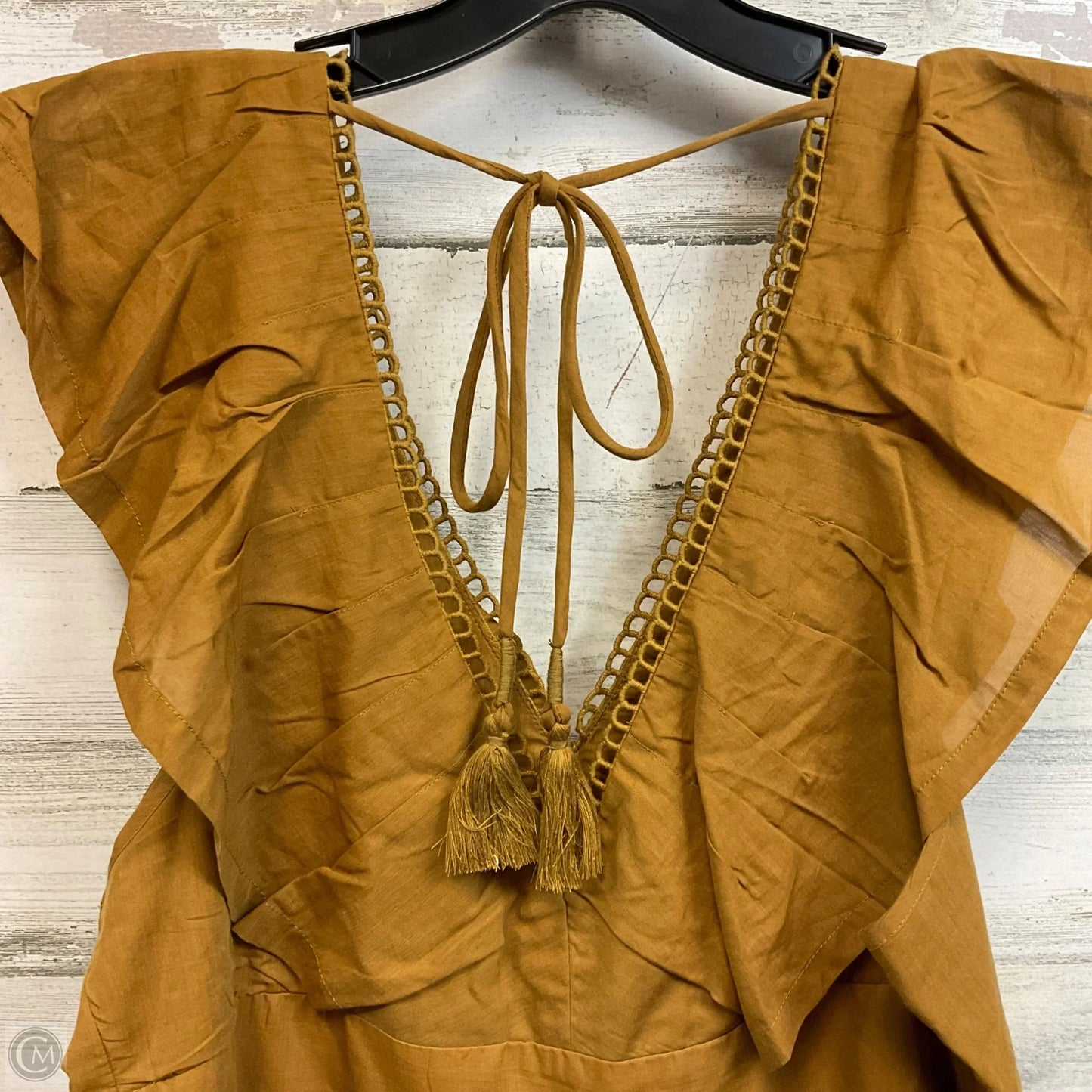 Dress Casual Short By Anthropologie In Brown, Size: Lp