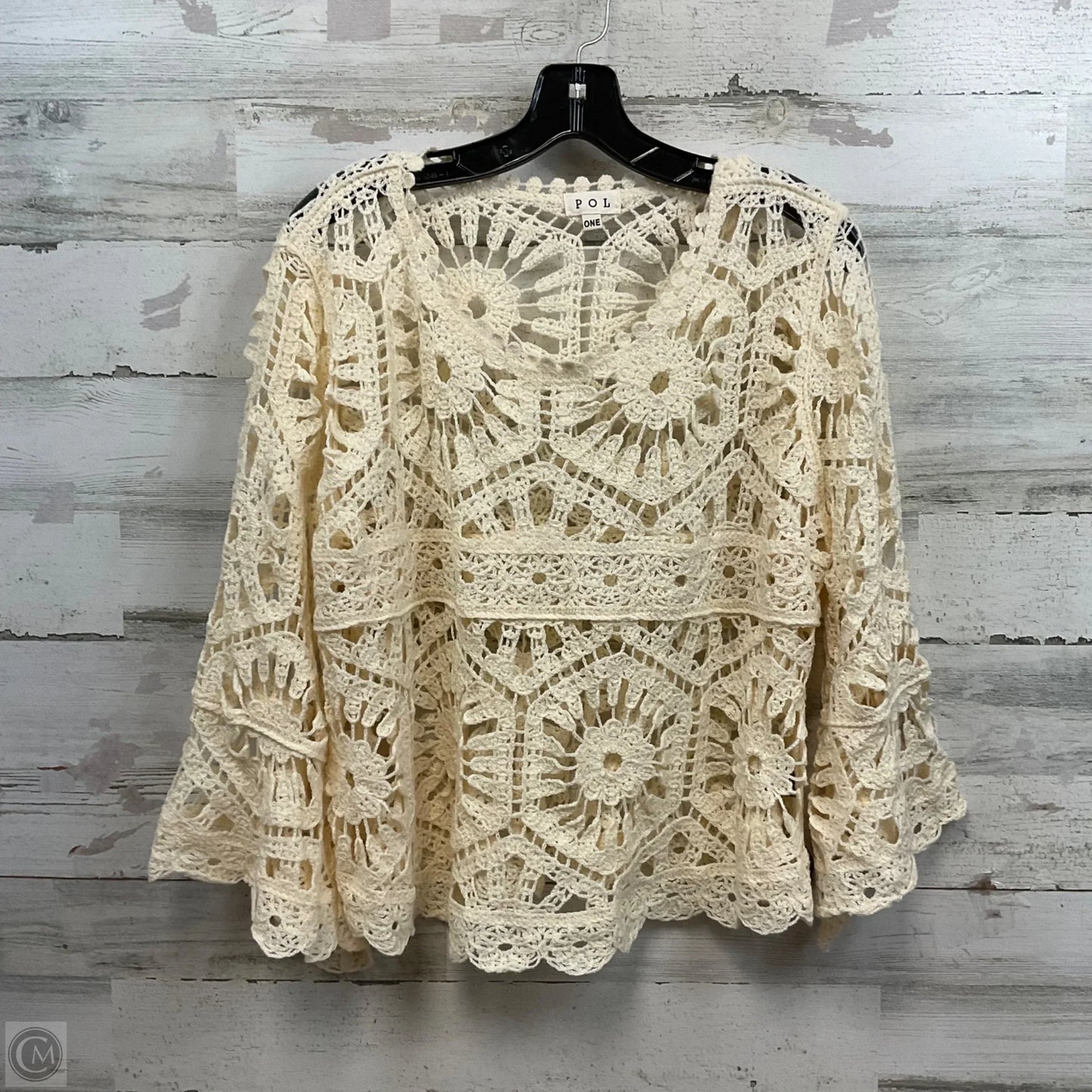 Sweater By Pol In Cream, Size: Osfm
