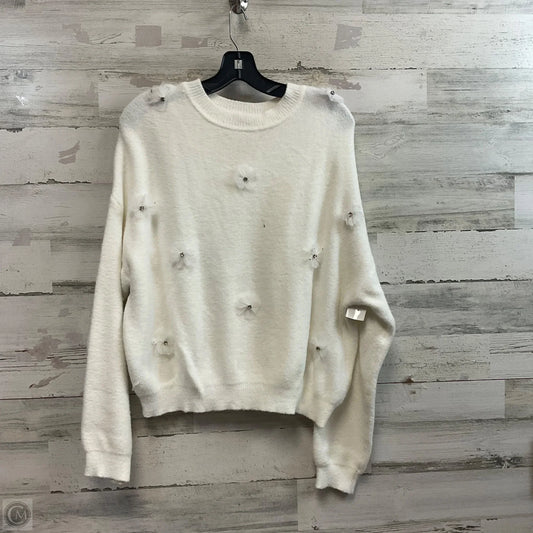 Sweater By Ontwelfth In White, Size: L