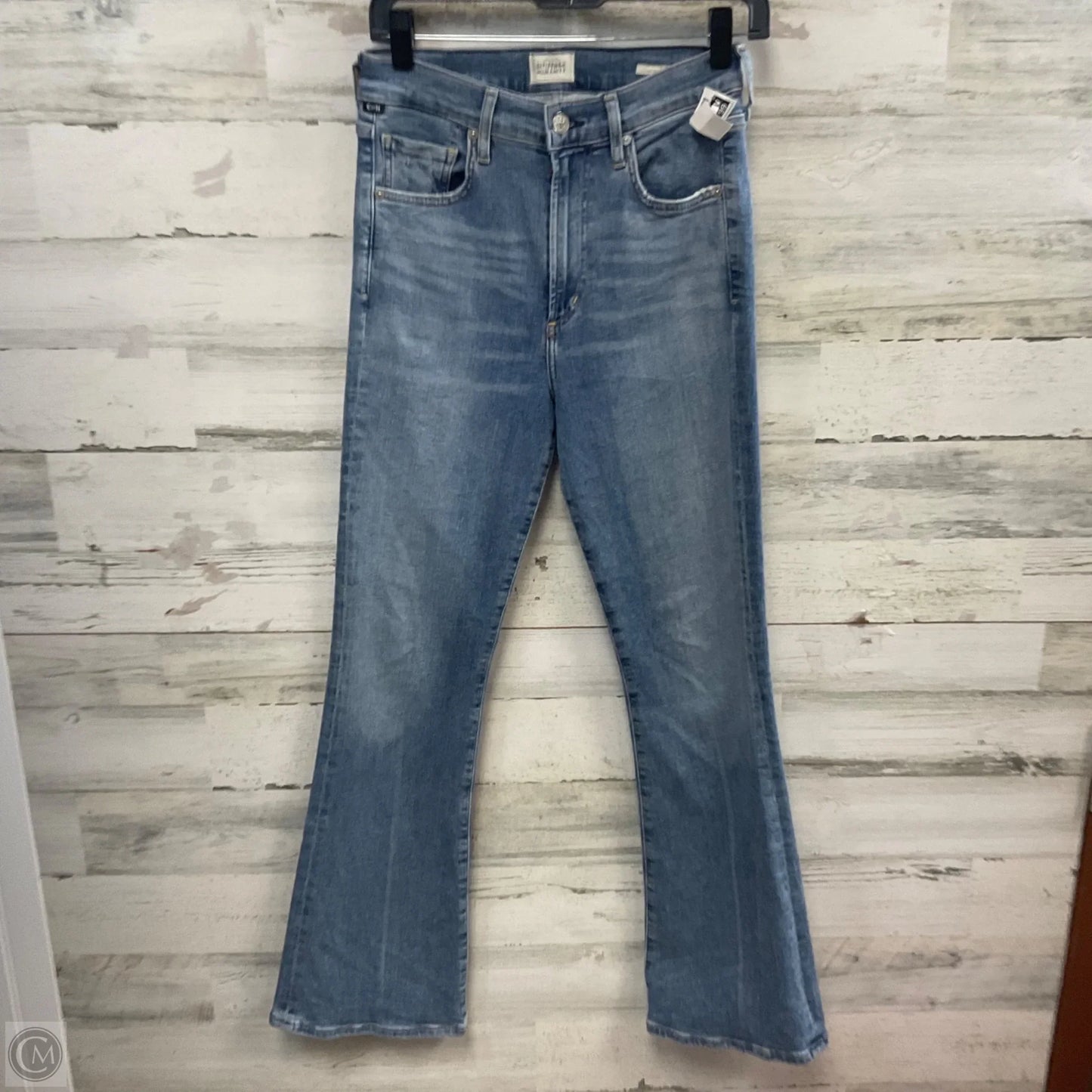 Jeans Flared By Citizens Of Humanity In Blue Denim, Size: 4