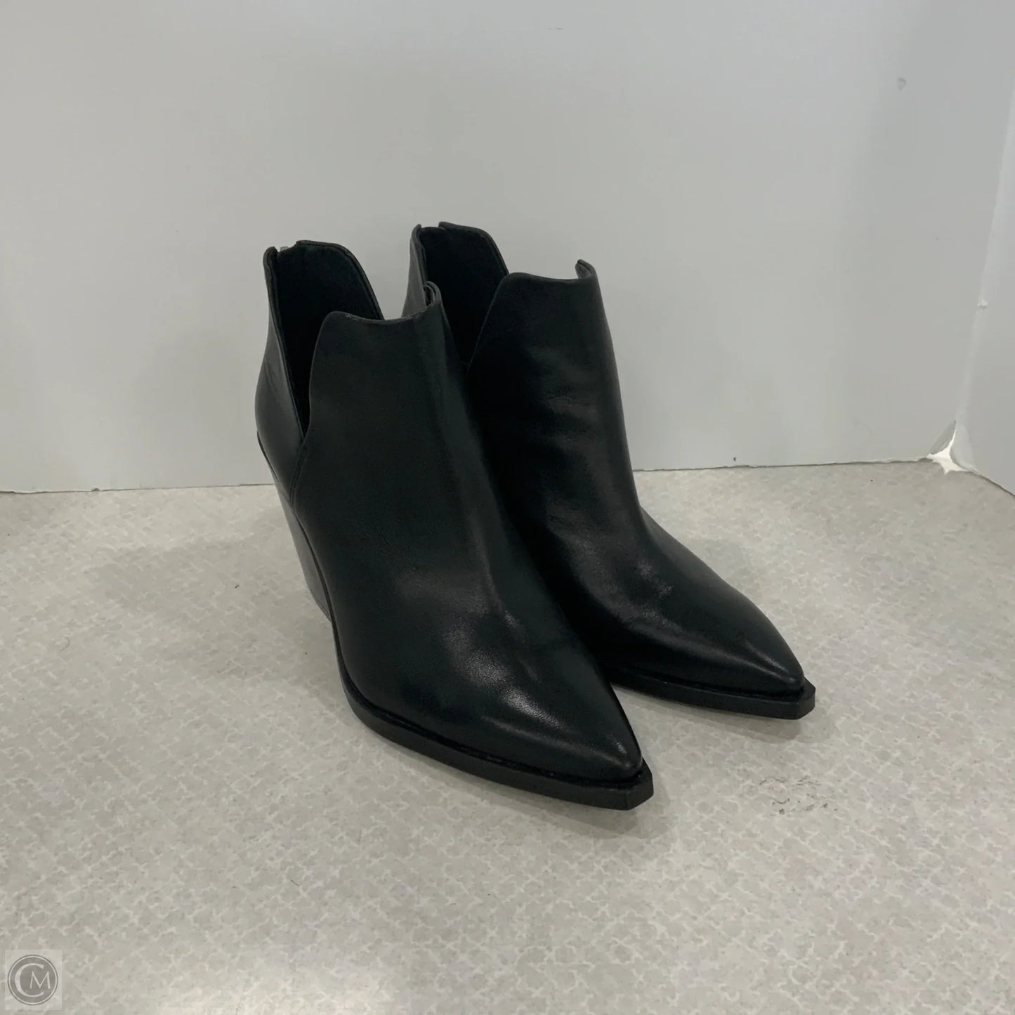 Boots Ankle Heels By Vince Camuto In Black, Size: 9.5