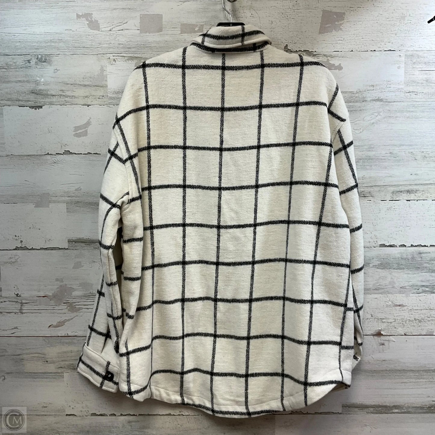 Jacket Shirt By Staccato In White, Size: M
