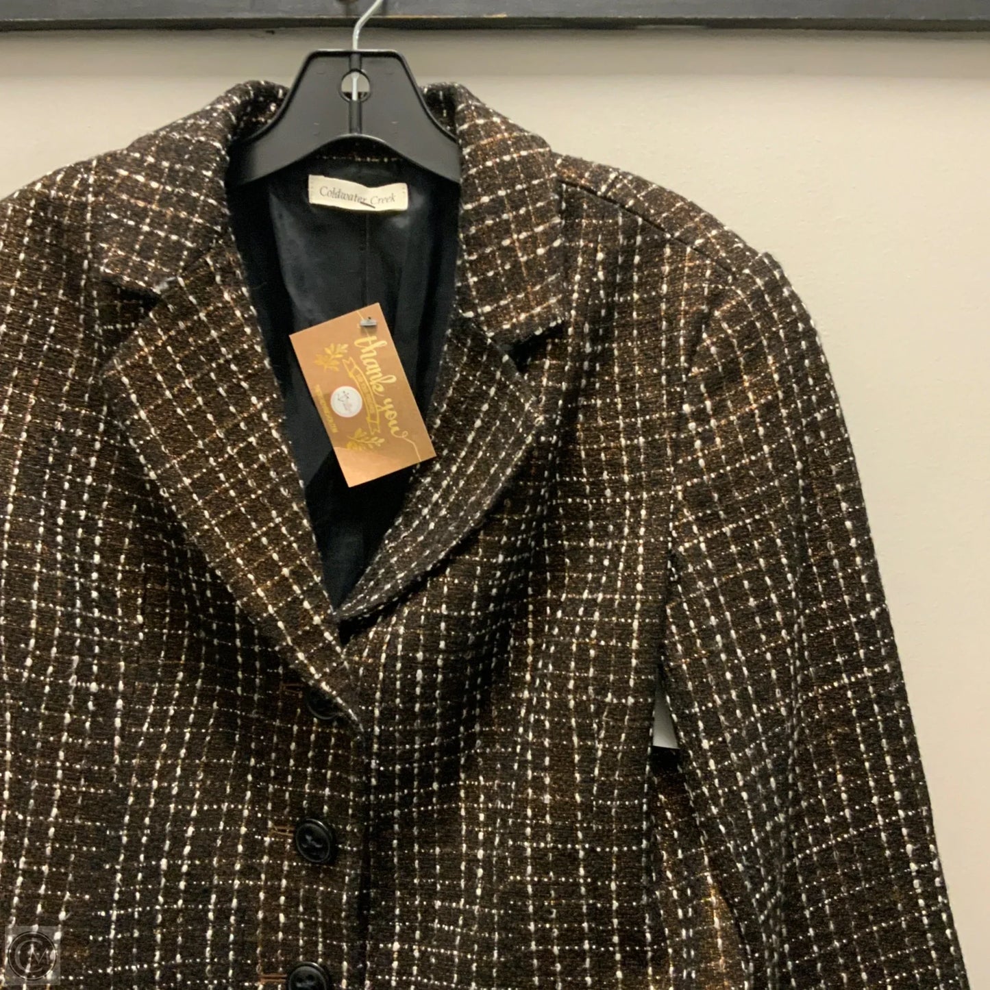 Blazer By Coldwater Creek In Brown, Size: L