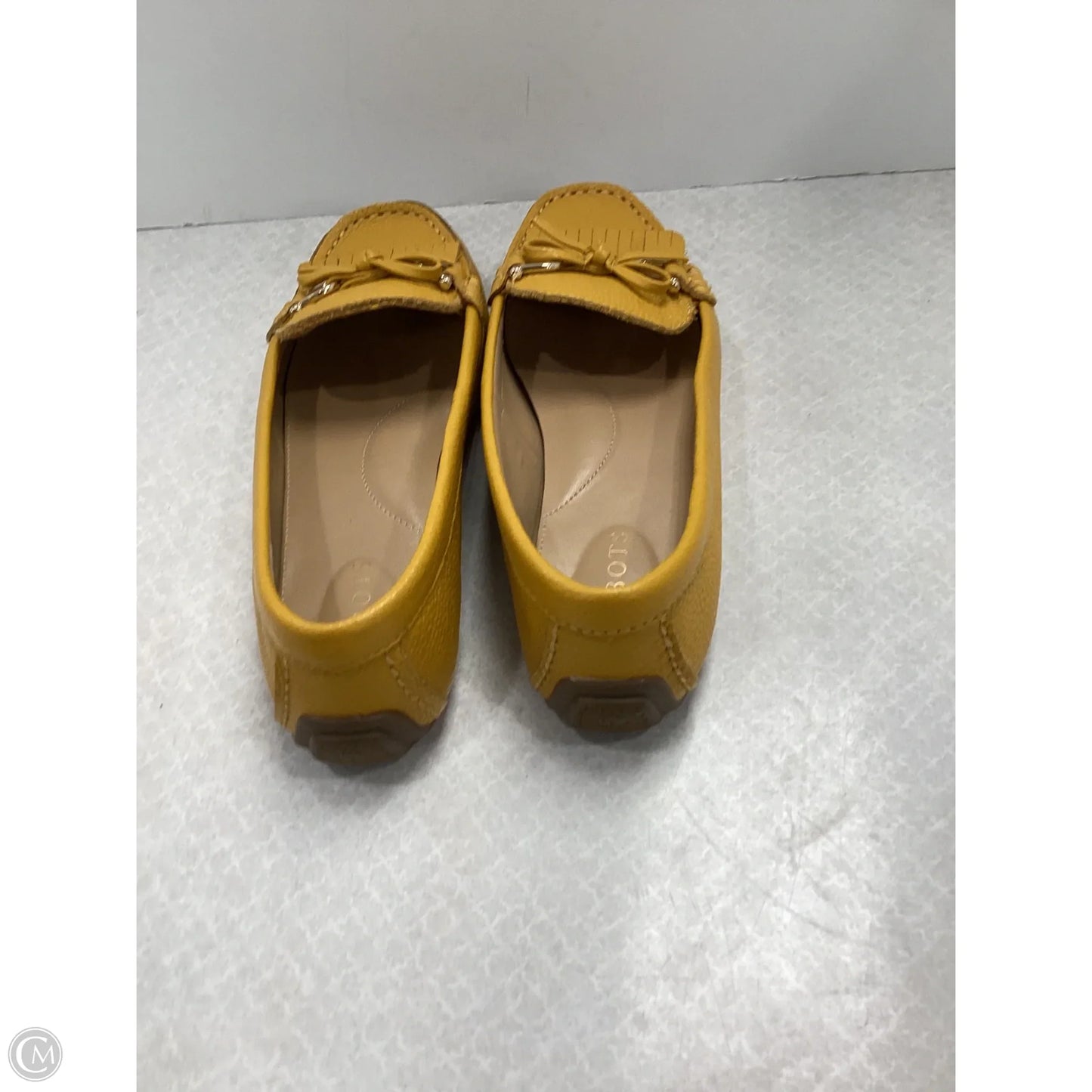 Shoes Flats By Talbots In Yellow, Size: 8