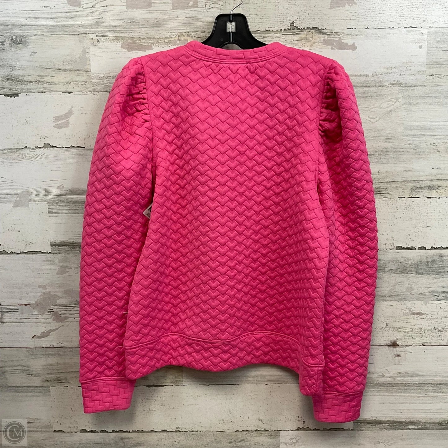 Top Long Sleeve By Fate In Pink, Size: S