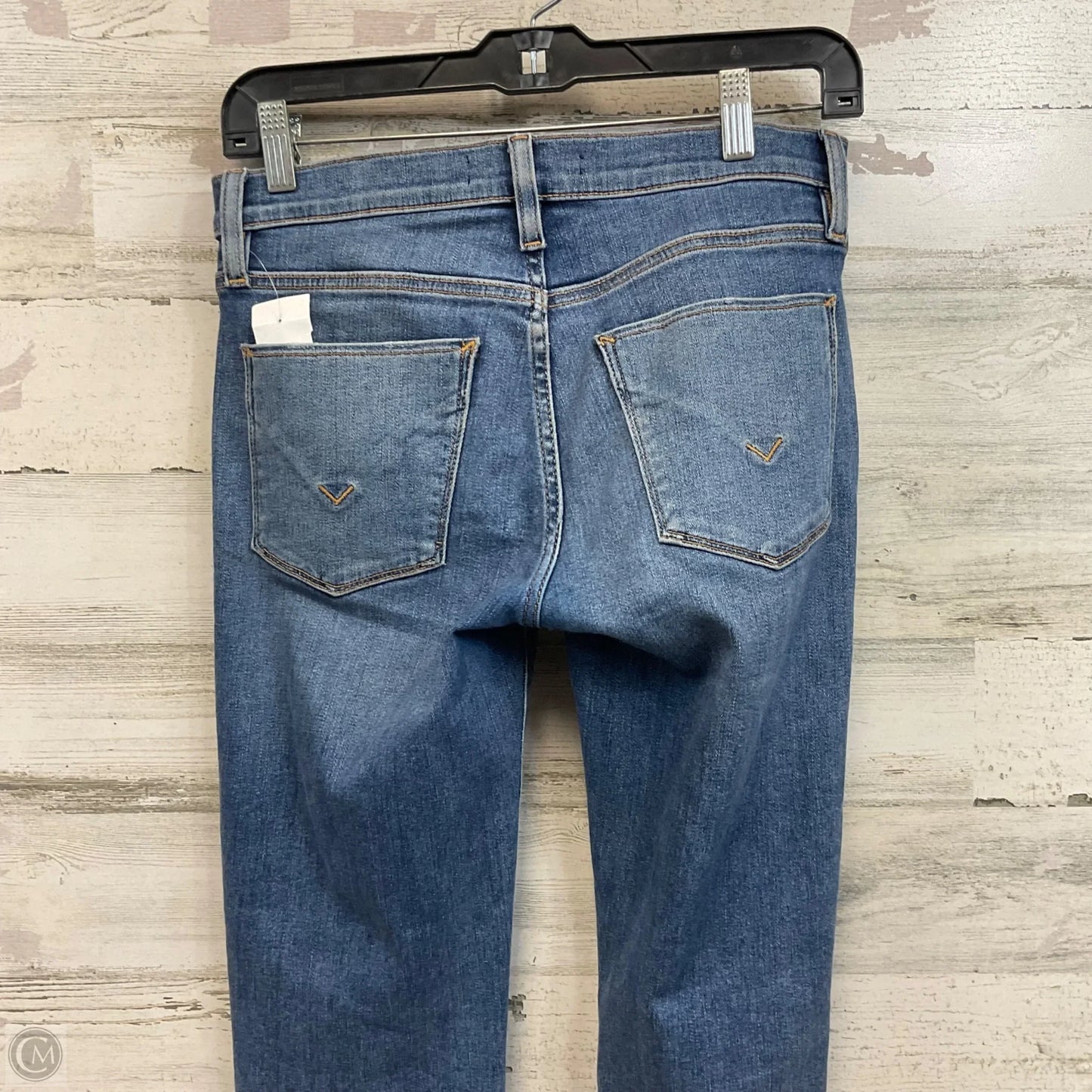 Jeans Straight By Hudson In Blue Denim, Size: 0