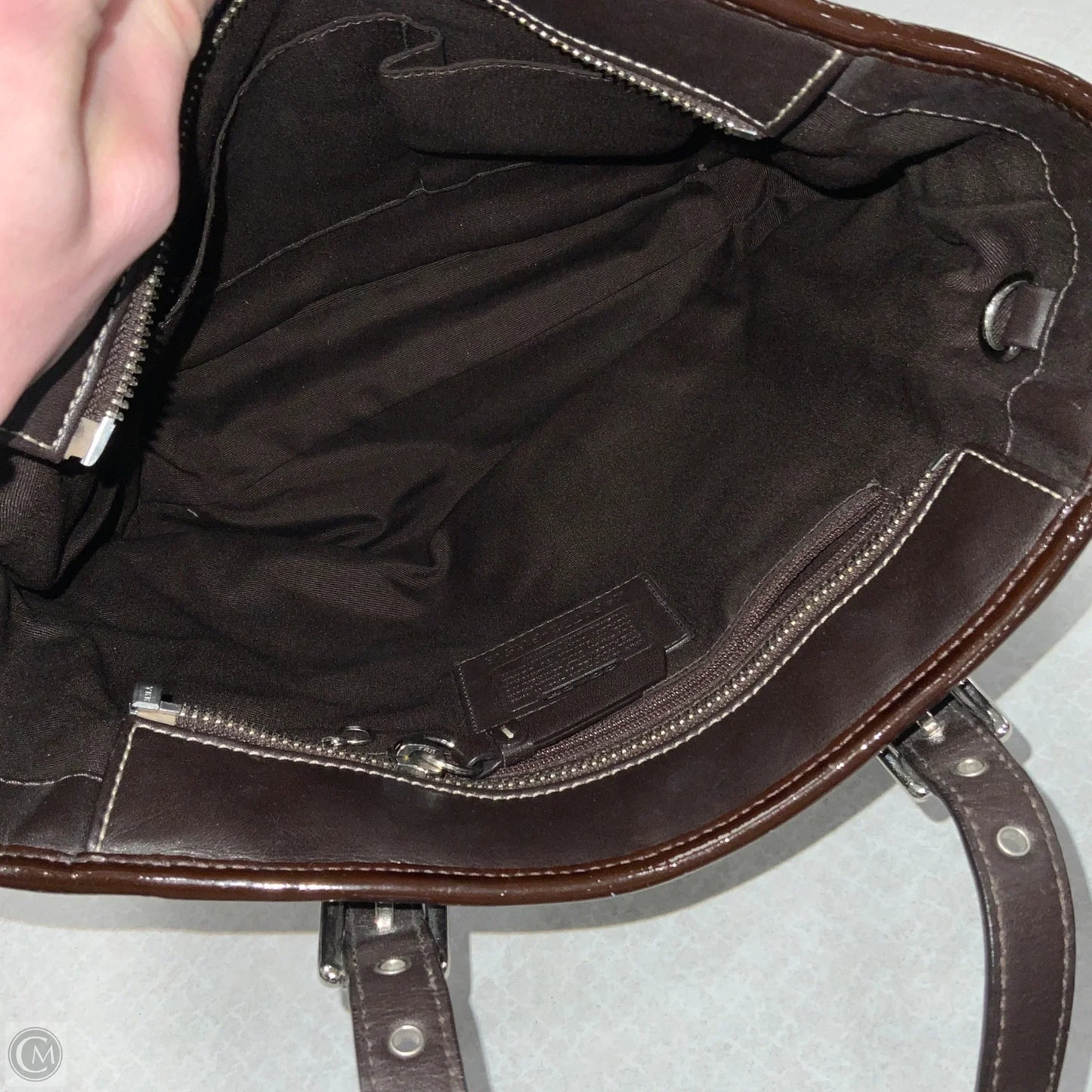 Handbag Designer By Coach, Size: Medium