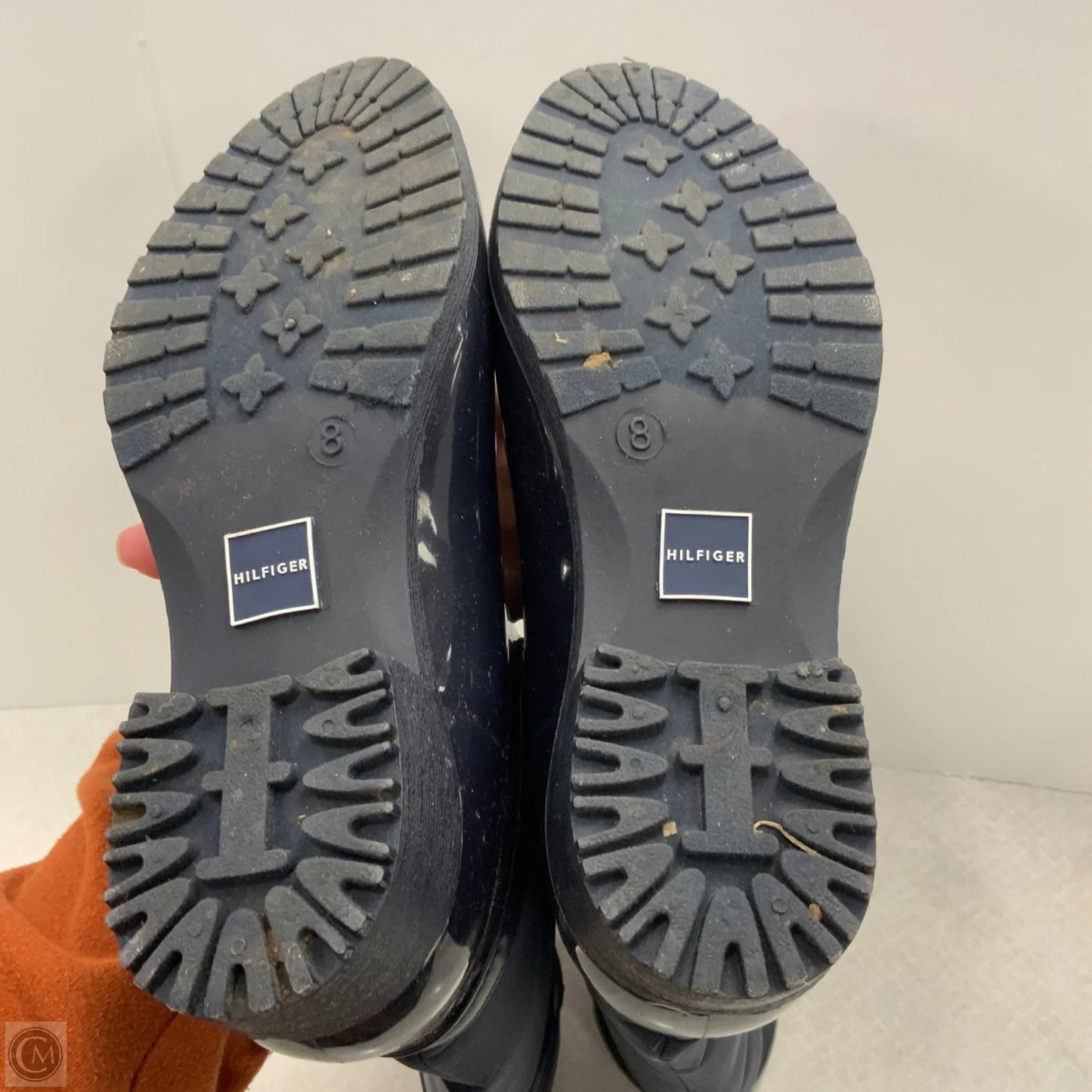 Boots Rain By Tommy Hilfiger In Blue, Size: 8