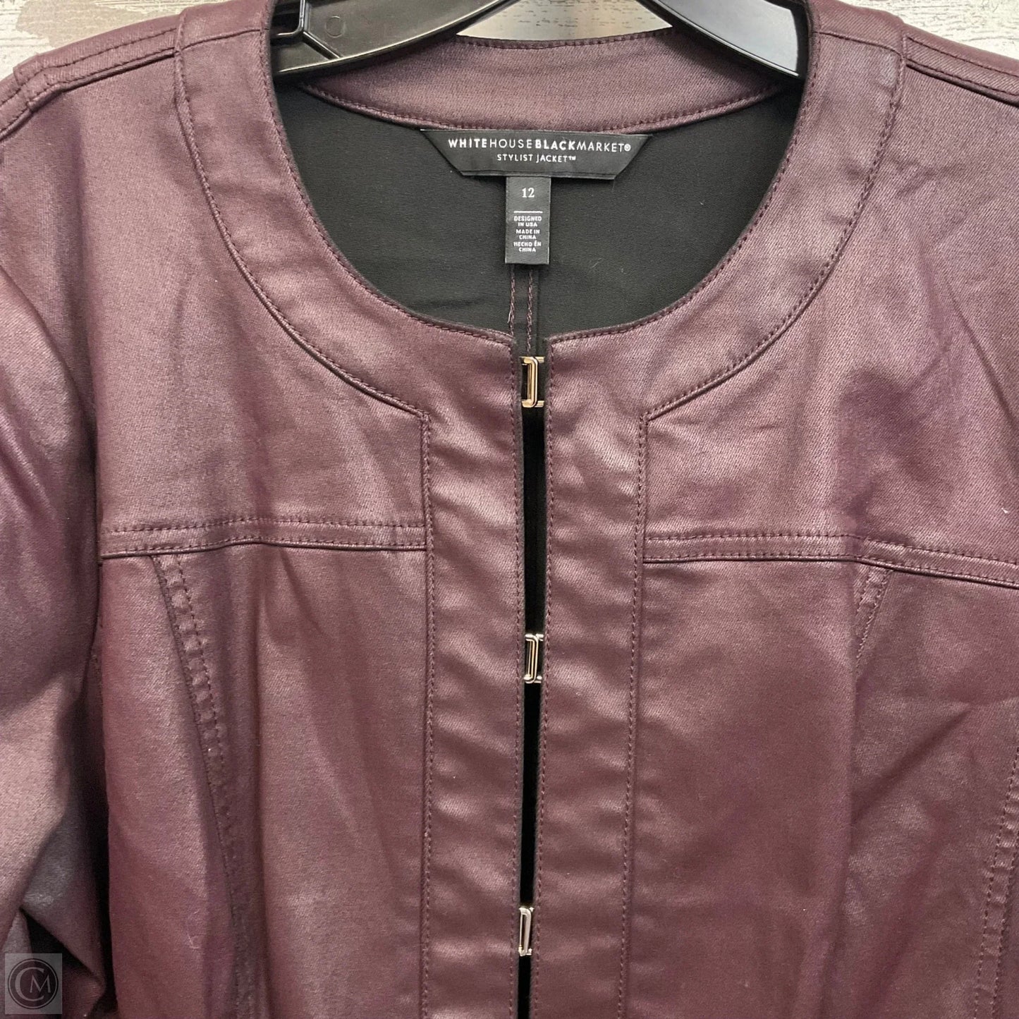 Jacket Other By White House Black Market In Maroon, Size: L