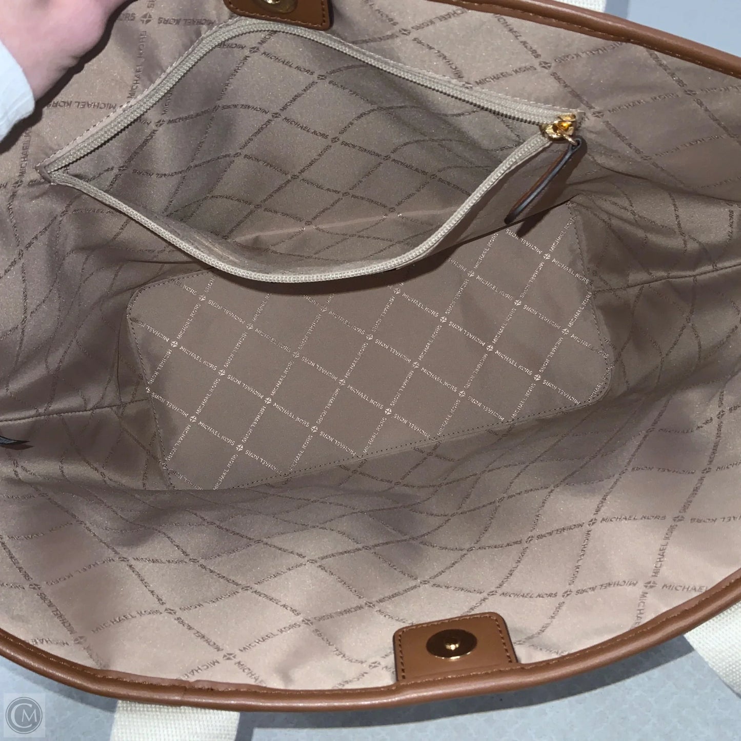 Handbag Designer By Michael Kors, Size: Large