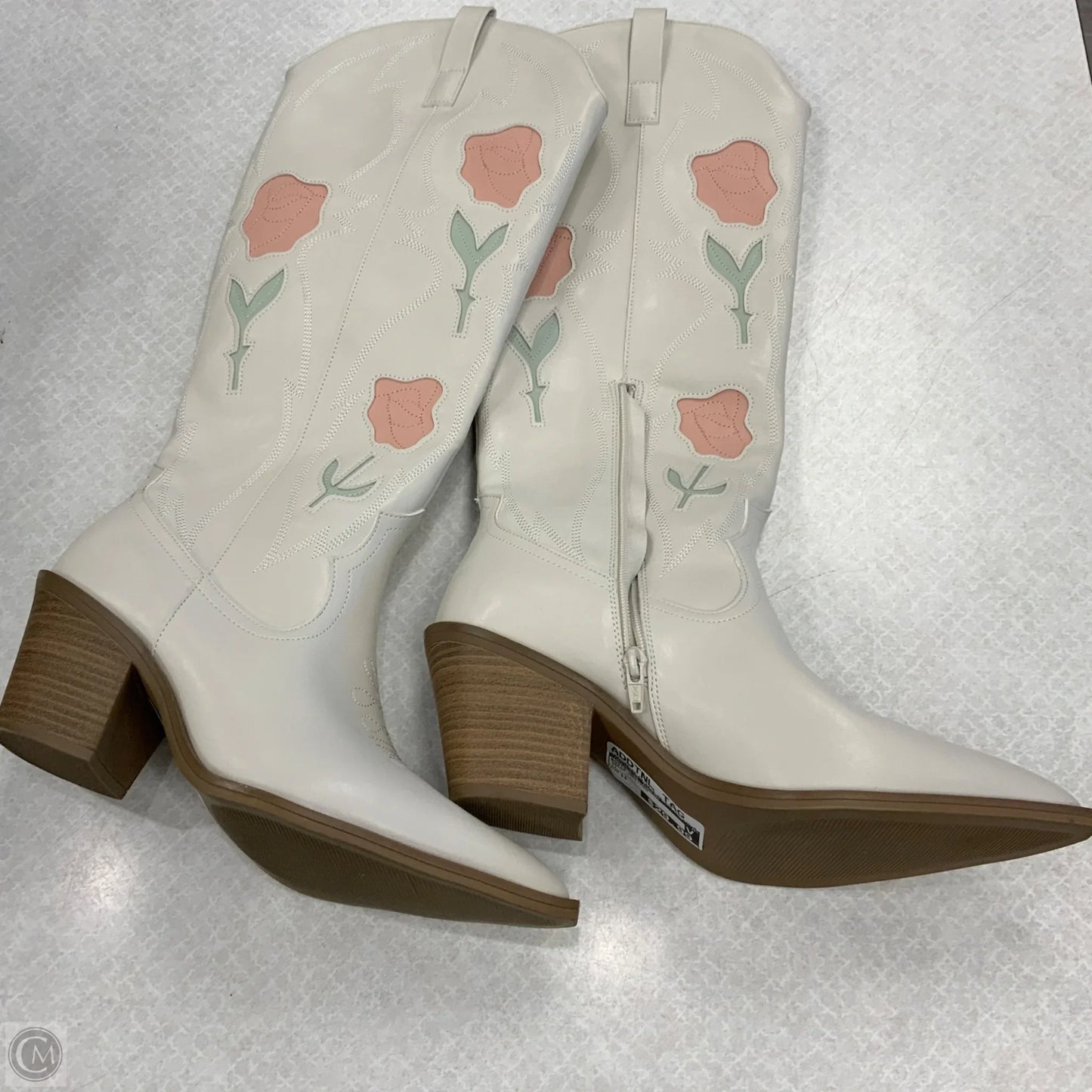 Boots Western By Universal Thread In Cream, Size: 11