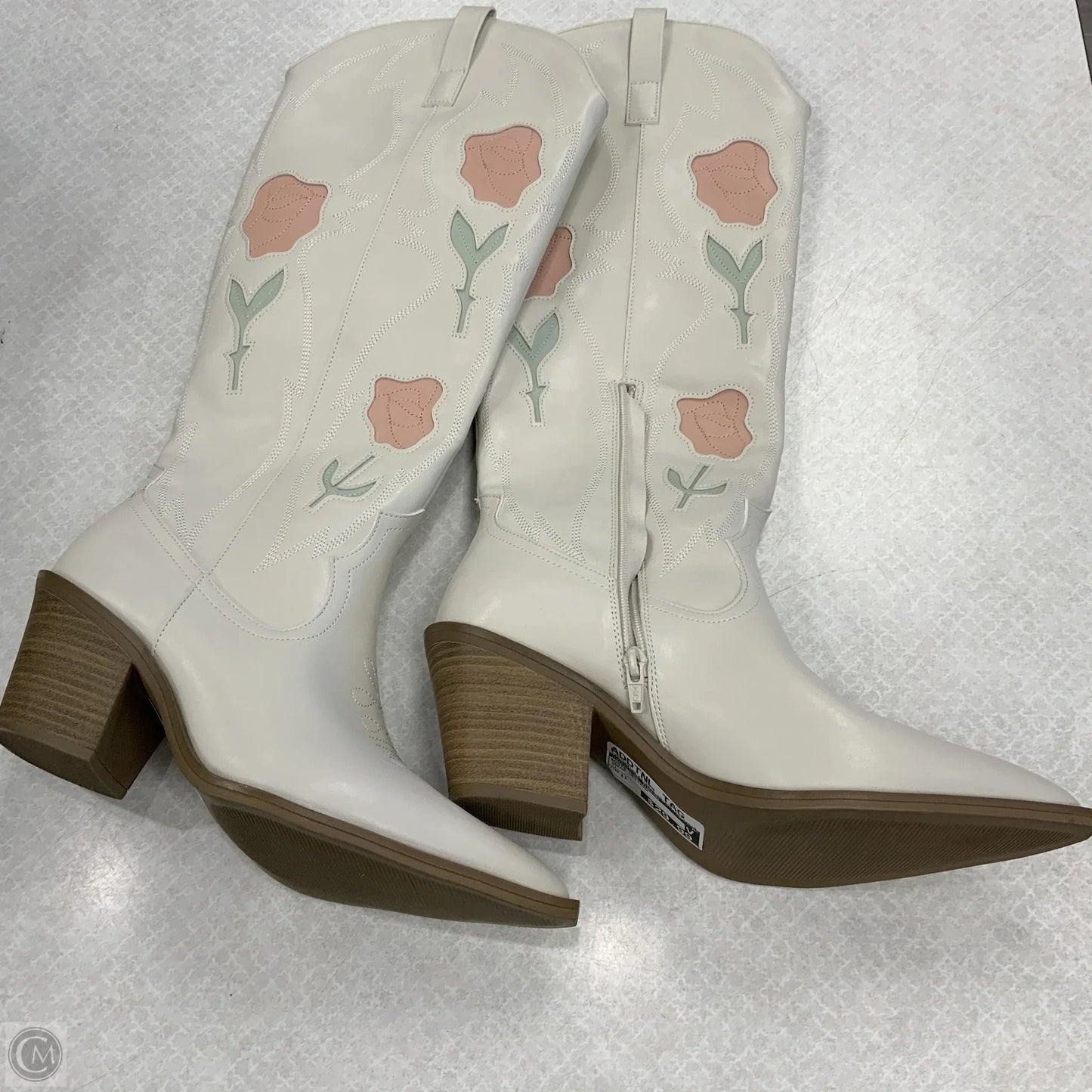 Boots Western By Universal Thread In Cream, Size: 11