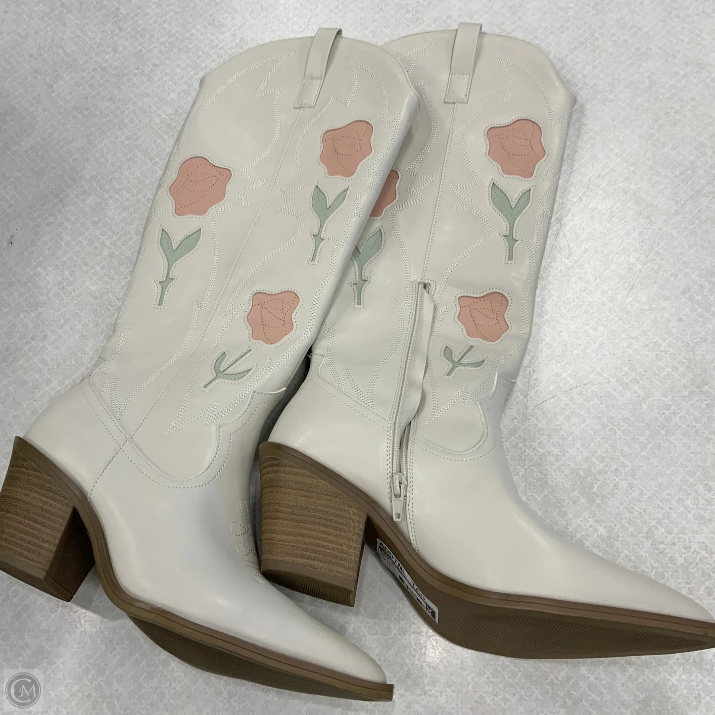 Boots Western By Universal Thread In Cream, Size: 11