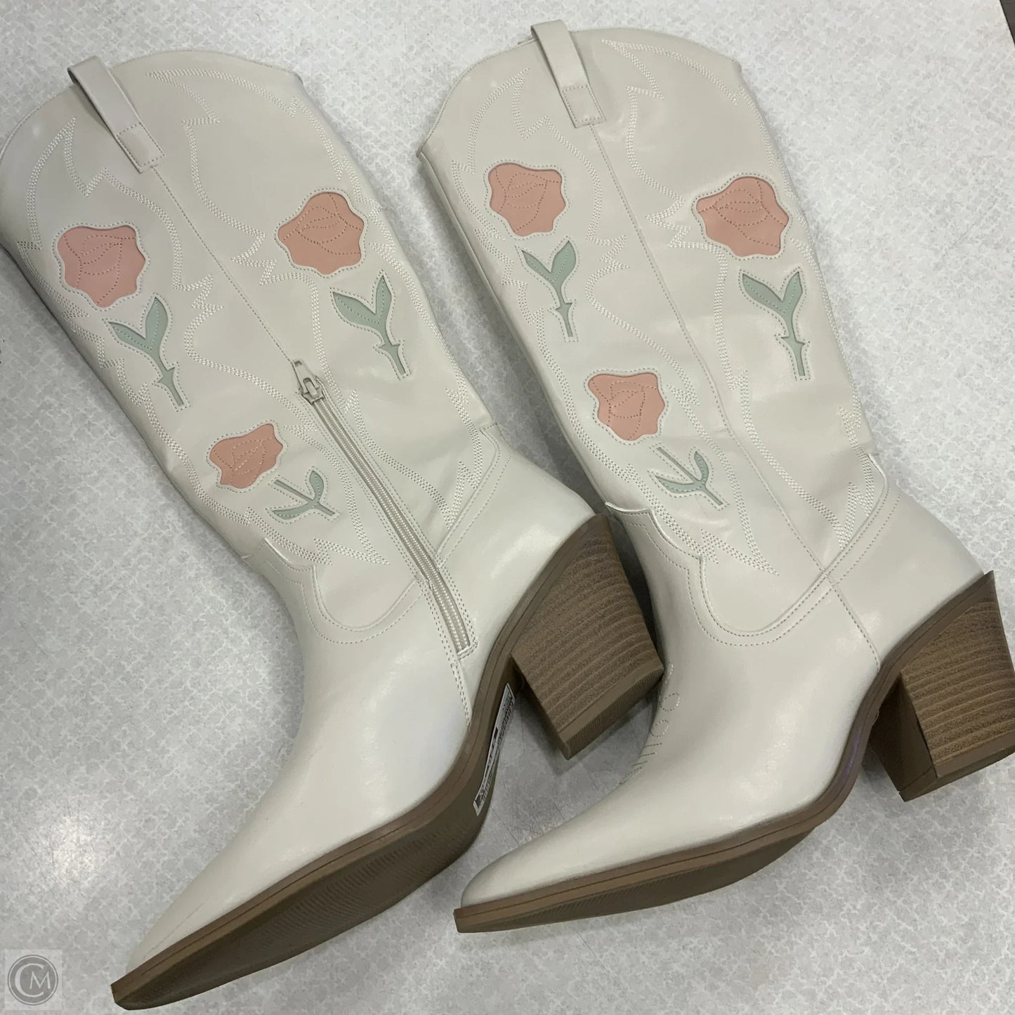 Boots Western By Universal Thread In Cream, Size: 11