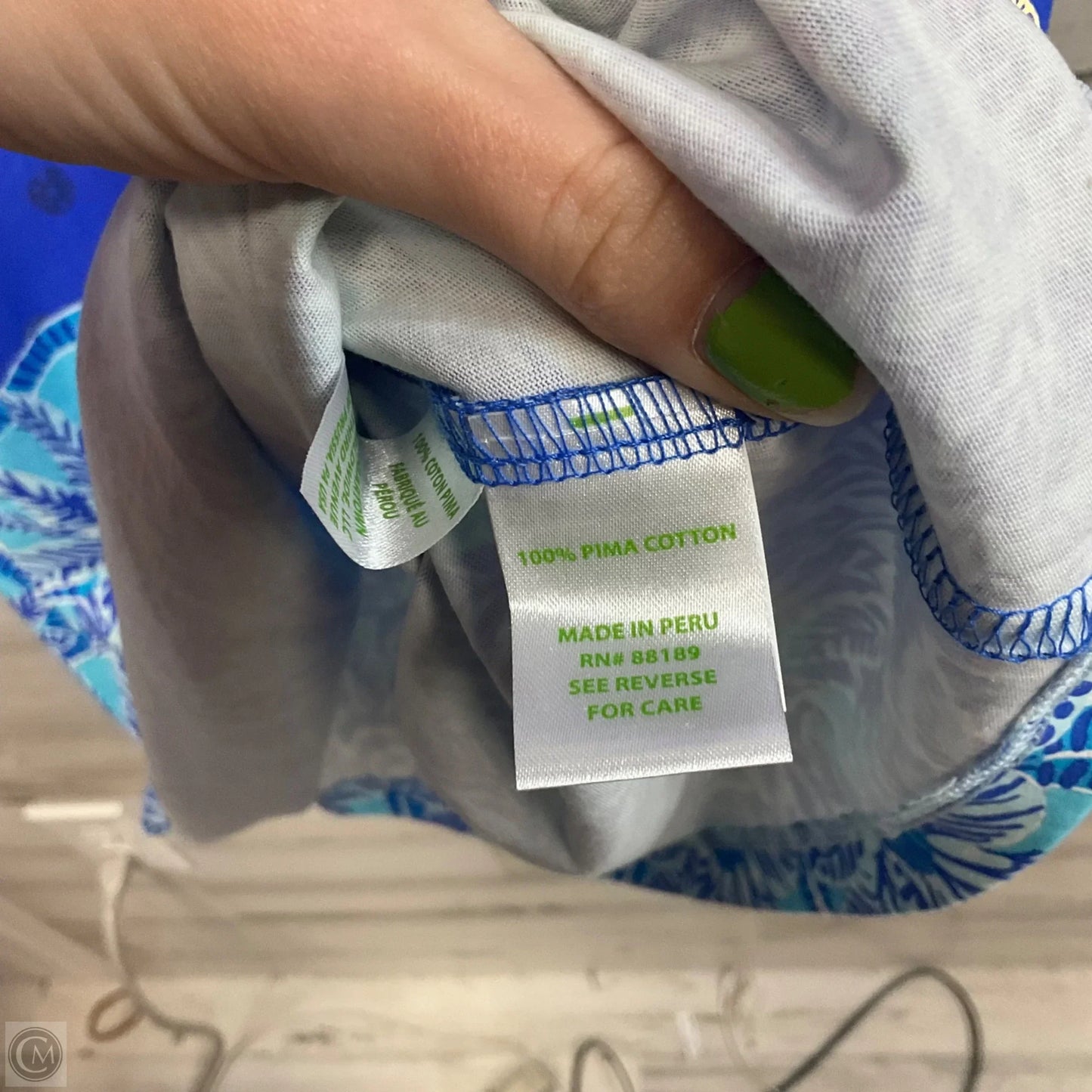 Dress Casual Short By Lilly Pulitzer In Blue, Size: L