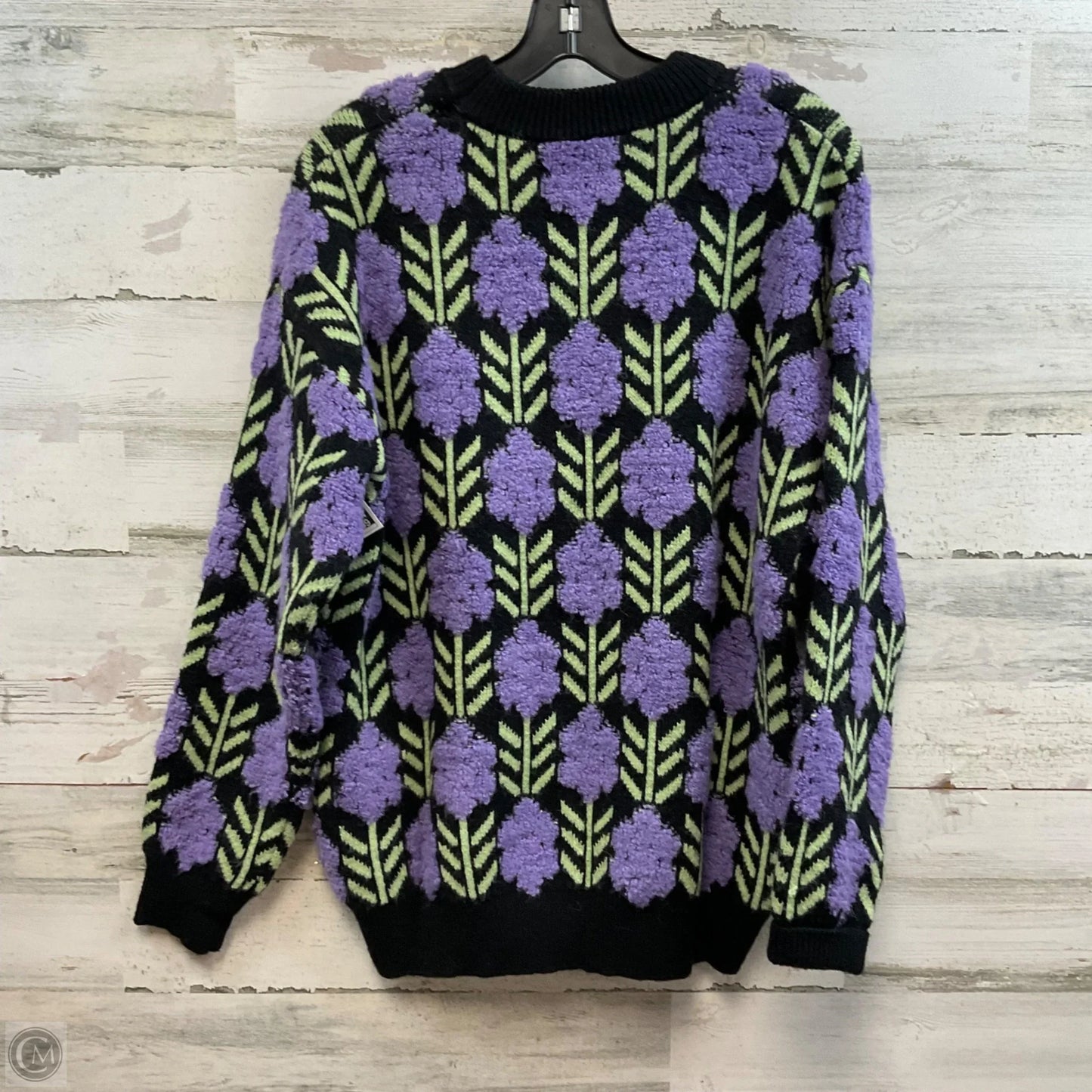 Sweater By En Creme In Purple, Size: M / L