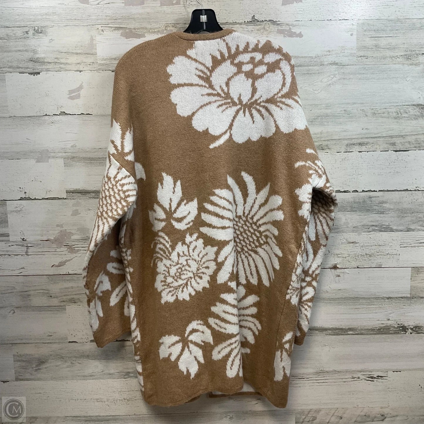 Sweater Cardigan By Anthropologie In Brown, Size: L