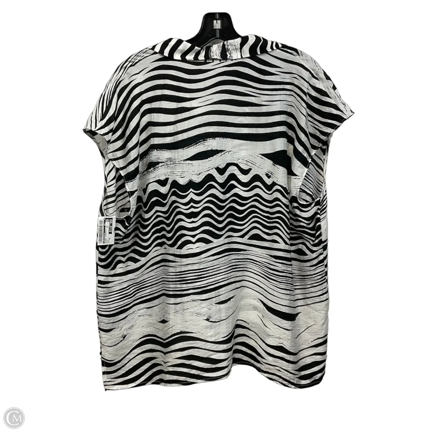 Blouse Sleeveless By Worthington In Black, Size: Xxl