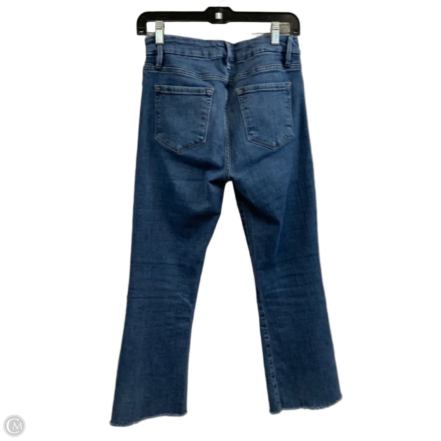 Jeans Boot Cut By Frame In Blue Denim, Size: 8