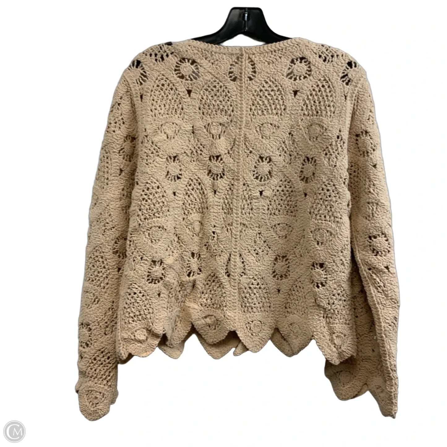 Sweater Cardigan By Pol In Brown, Size: Osfm