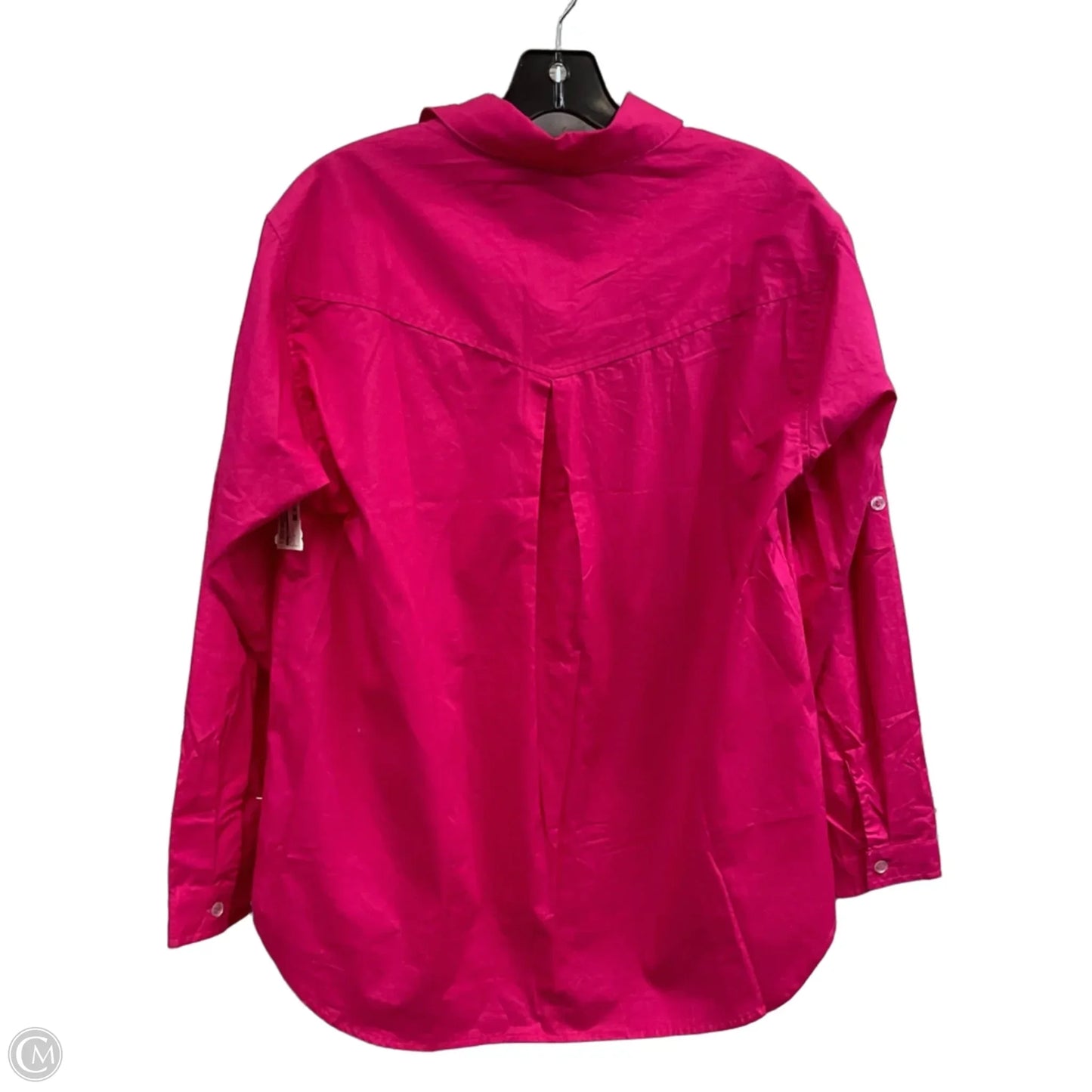 Blouse Long Sleeve By CRESCENT In Pink, Size: S