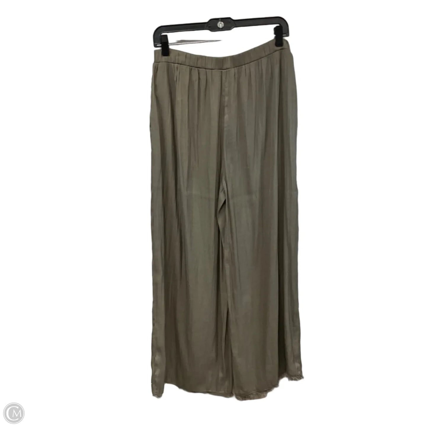 Pants Wide Leg By Grade & Gather In Green, Size: L