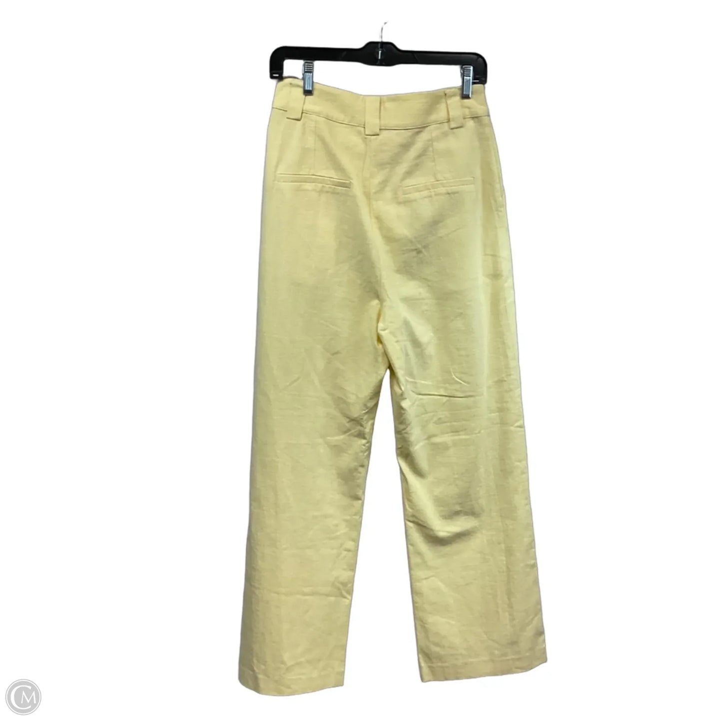 Pants Wide Leg By 4th & Reckless In Yellow, Size: S