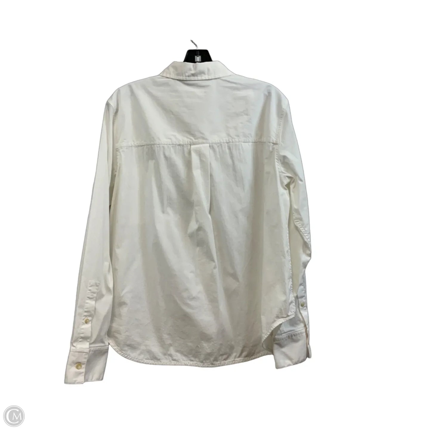 Blouse Long Sleeve By Lululemon In White, Size: S