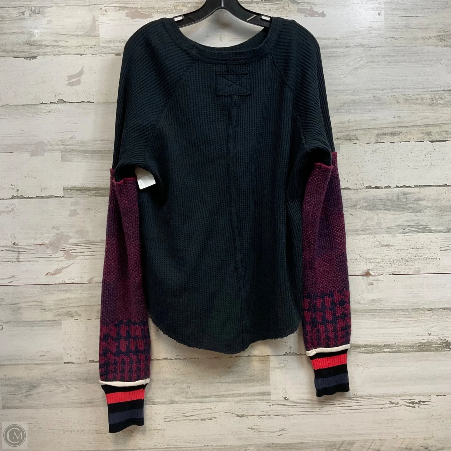 Top Long Sleeve By We The Free In Black, Size: M