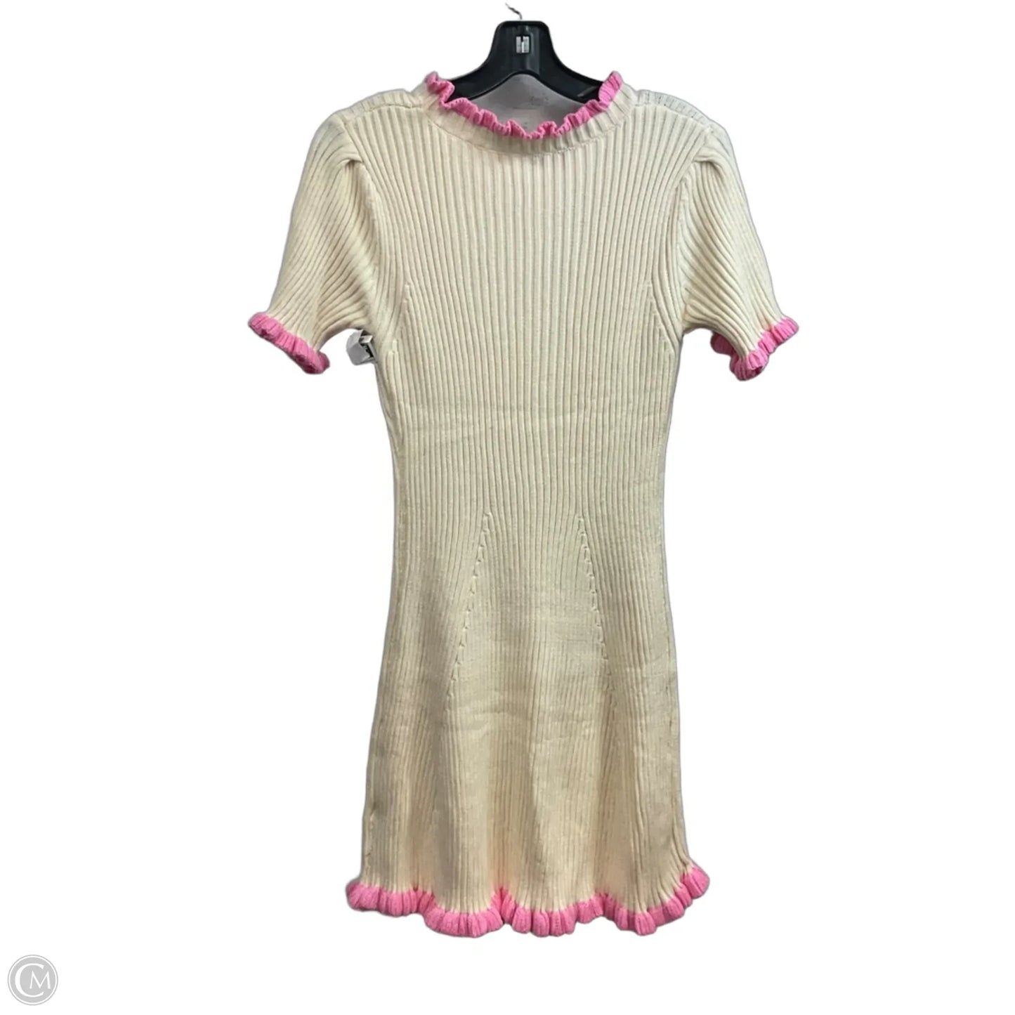Dress Sweater By SO ME In Beige, Size: L