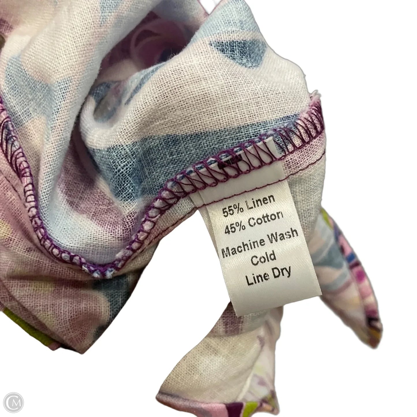 Dress Casual Midi By LESLEY EVERS In Purple & White, Size: 1x