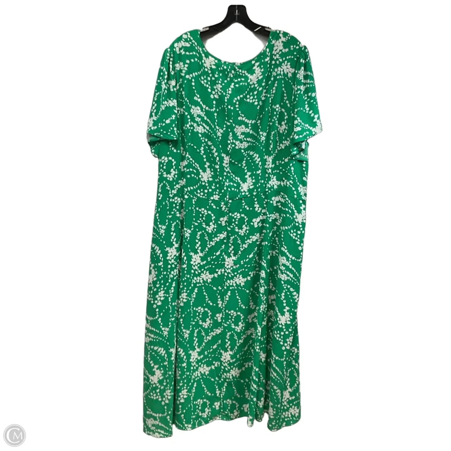 Dress Casual Maxi By Talbots In Green, Size: 3x