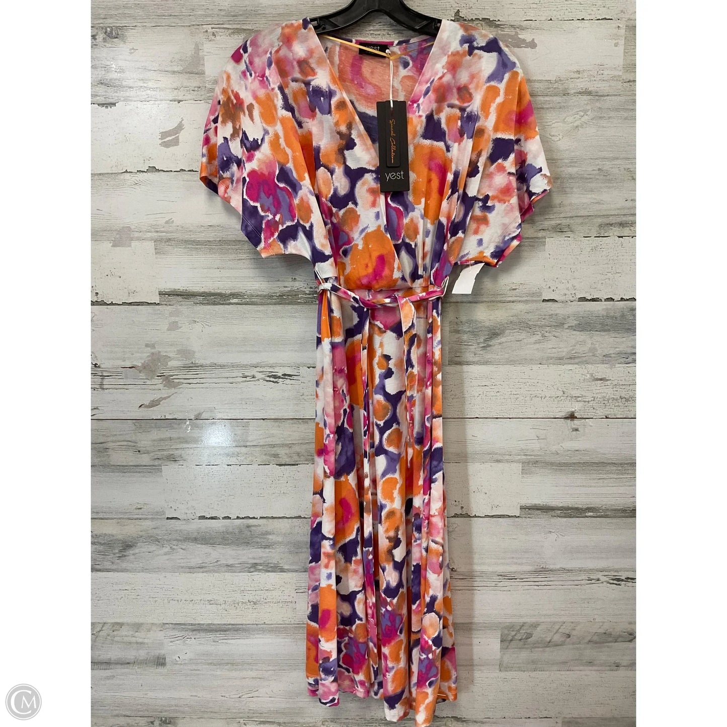 Dress Casual Short By Yest In Orange, Size: Xs