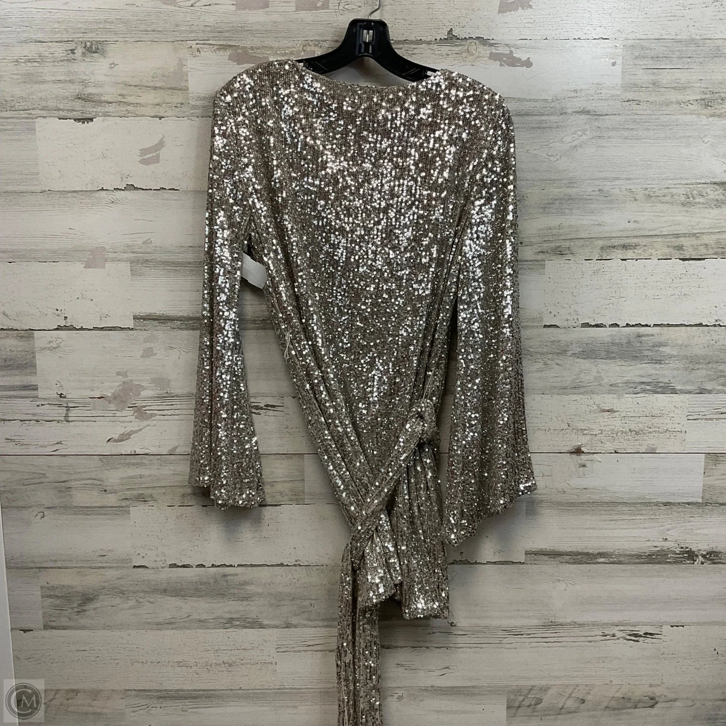 Dress Party Short By Gianni Bini In Silver, Size: Xs