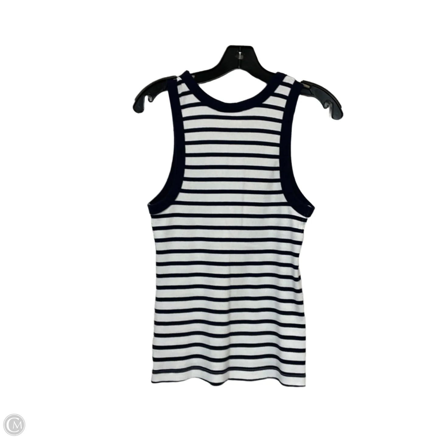 Top Sleeveless Basic By Universal Thread In Blue & White, Size: L