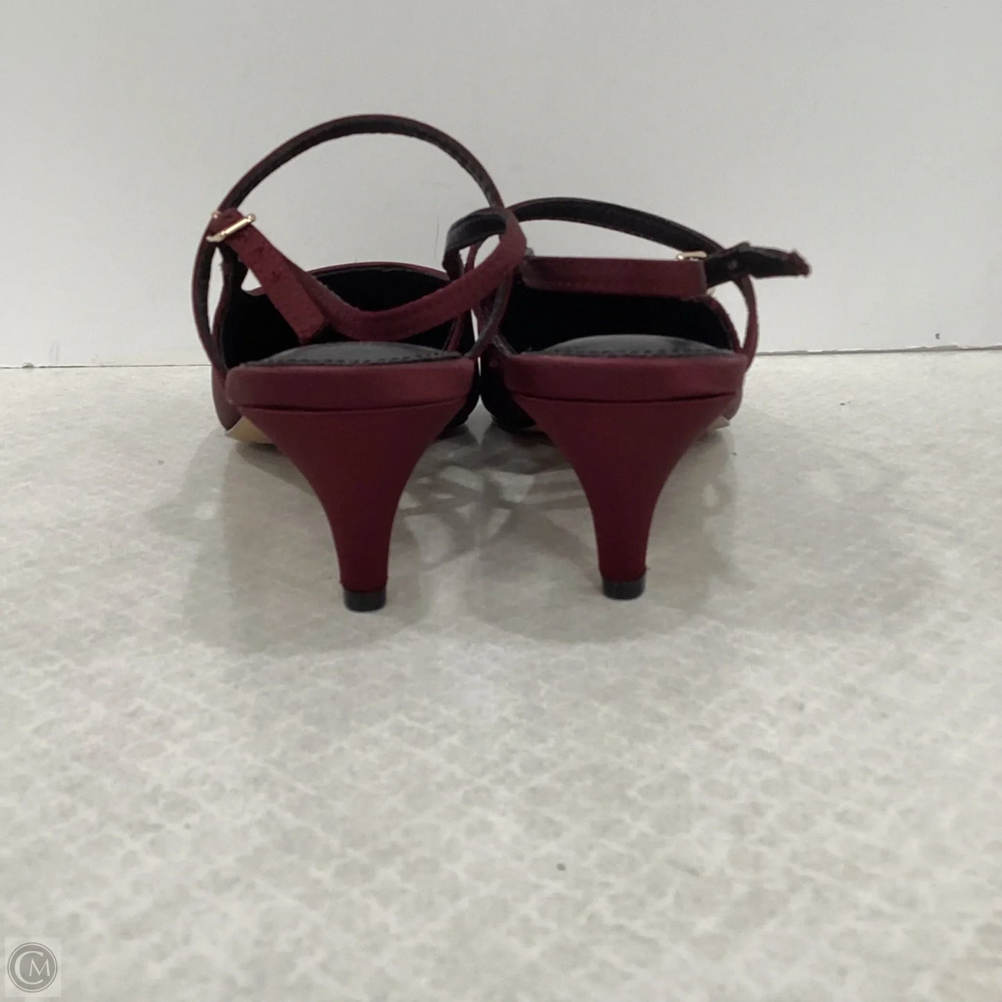 Shoes Heels Kitten By Abercrombie And Fitch In Maroon, Size: 9