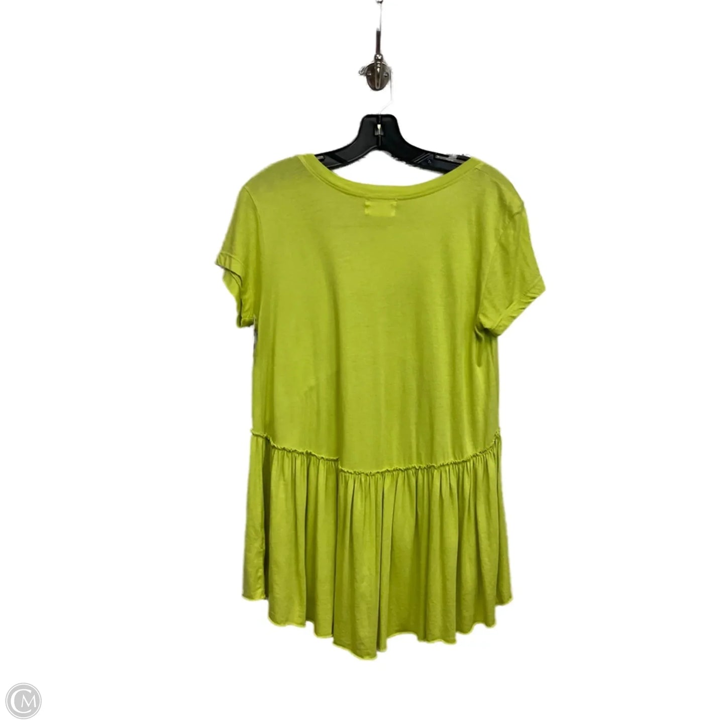 Top Short Sleeve Basic By Anthropologie In Green, Size: Xs