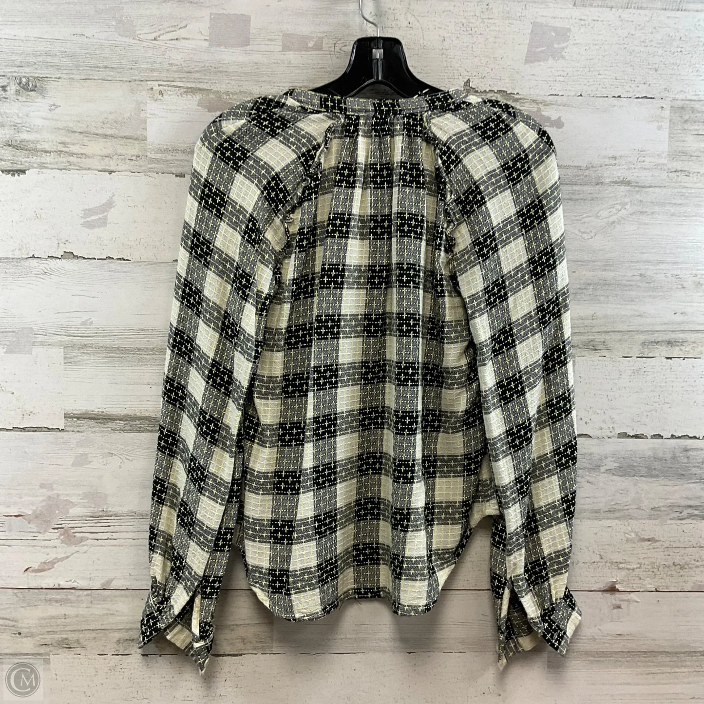 Top Long Sleeve By Pilcro In Black, Size: S