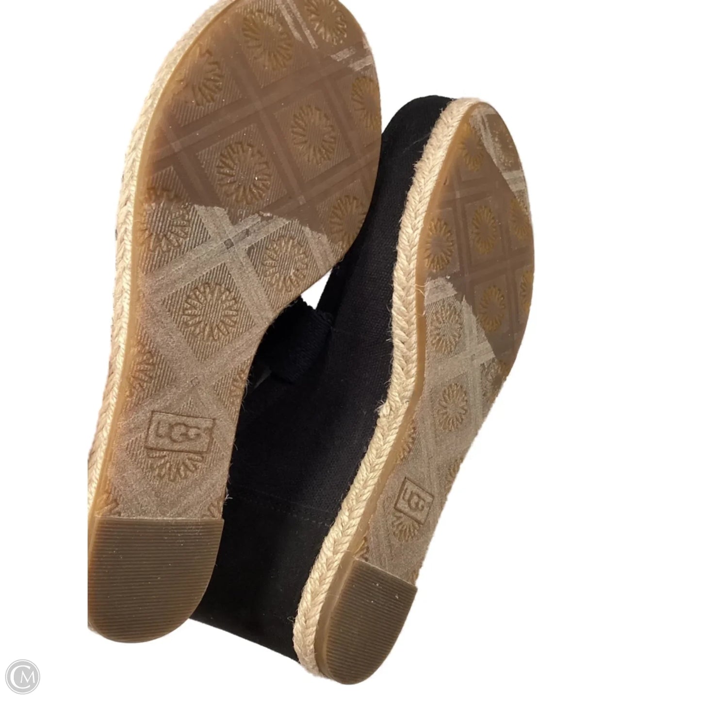 Sandals Designer By Ugg In Black, Size: 7