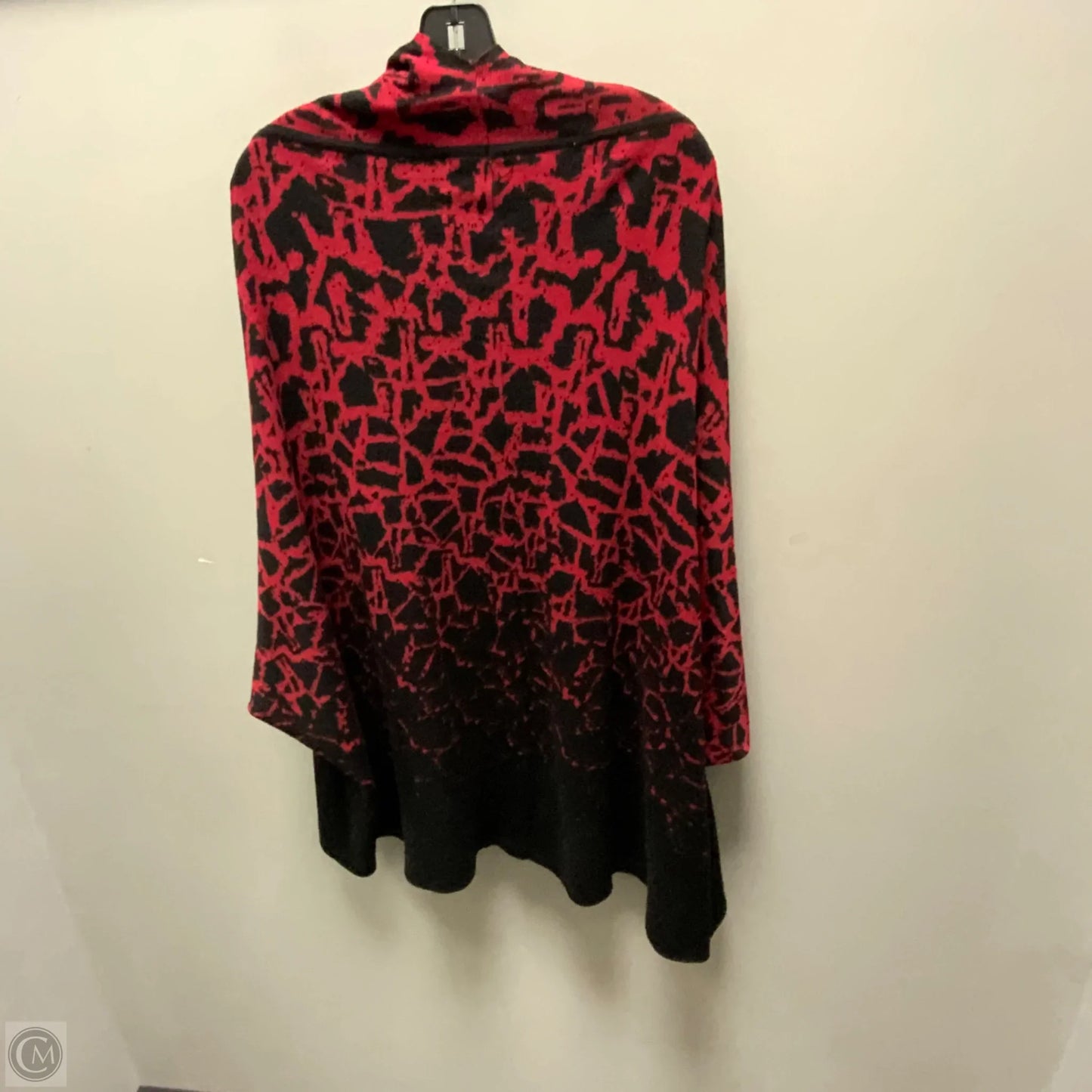 Sweater Cardigan By Ming Wang In Red, Size: L
