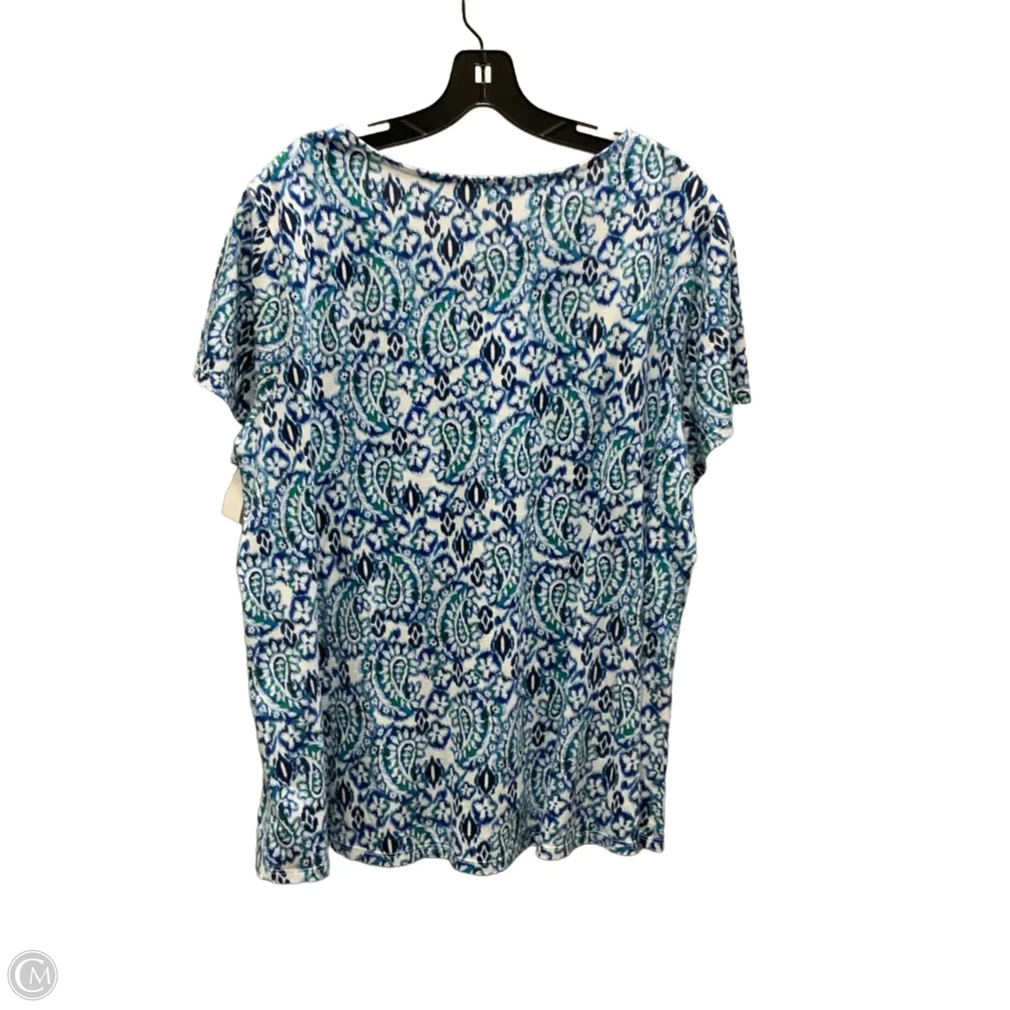 Top Short Sleeve By J. Jill In Blue, Size: Xl