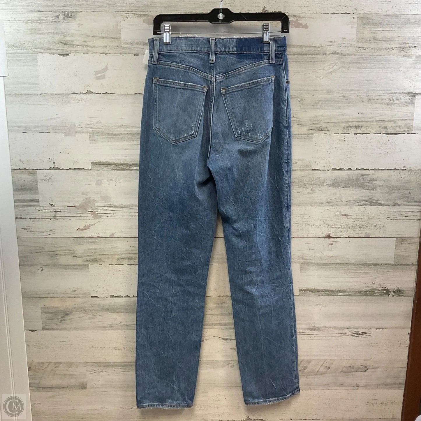 Jeans Straight By Abercrombie And Fitch In Blue Denim, Size: 12