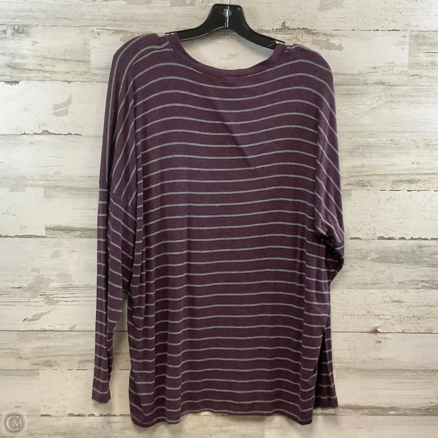 Top Long Sleeve By Cabi In Purple, Size: Xl