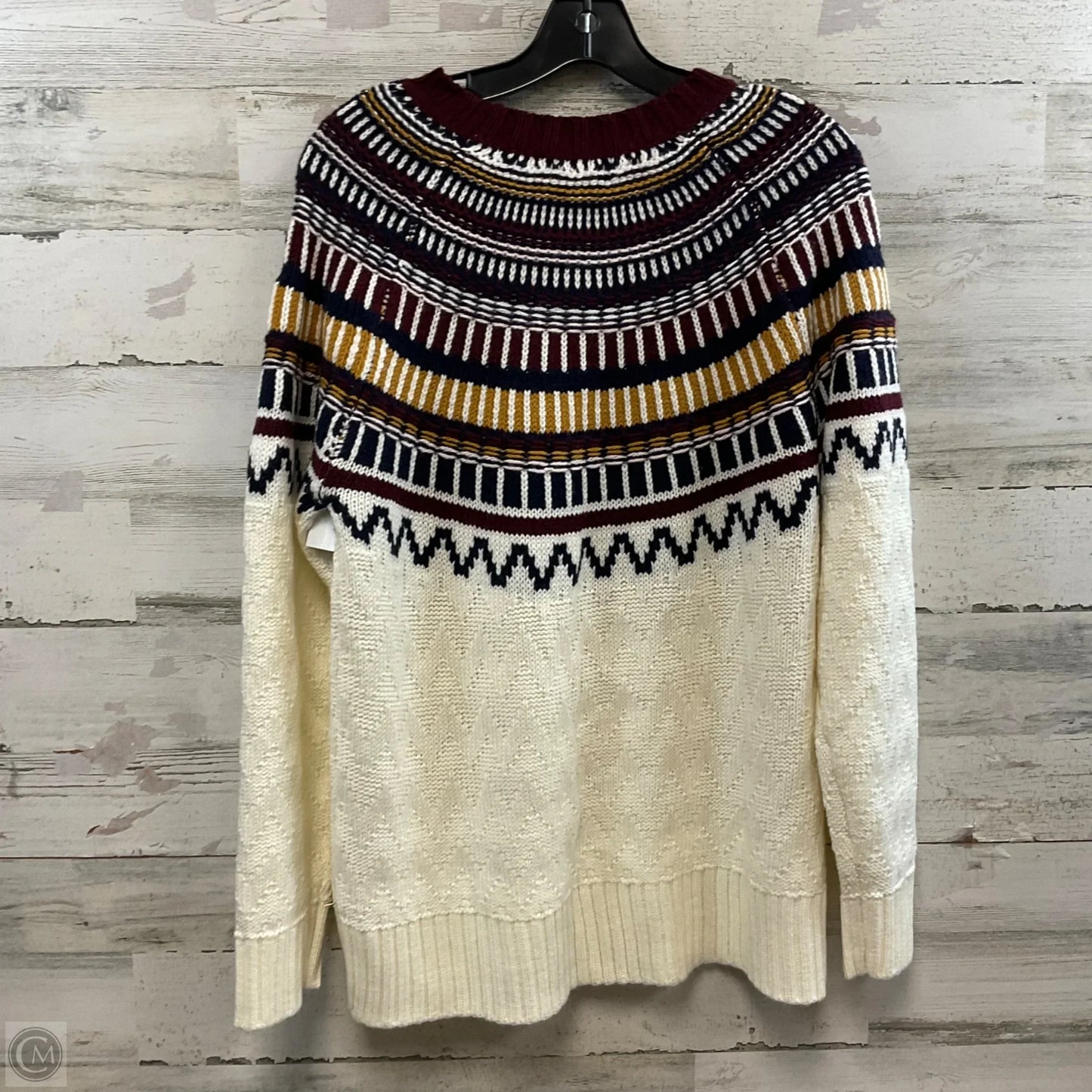 Sweater By PROMOD In Cream, Size: Xl