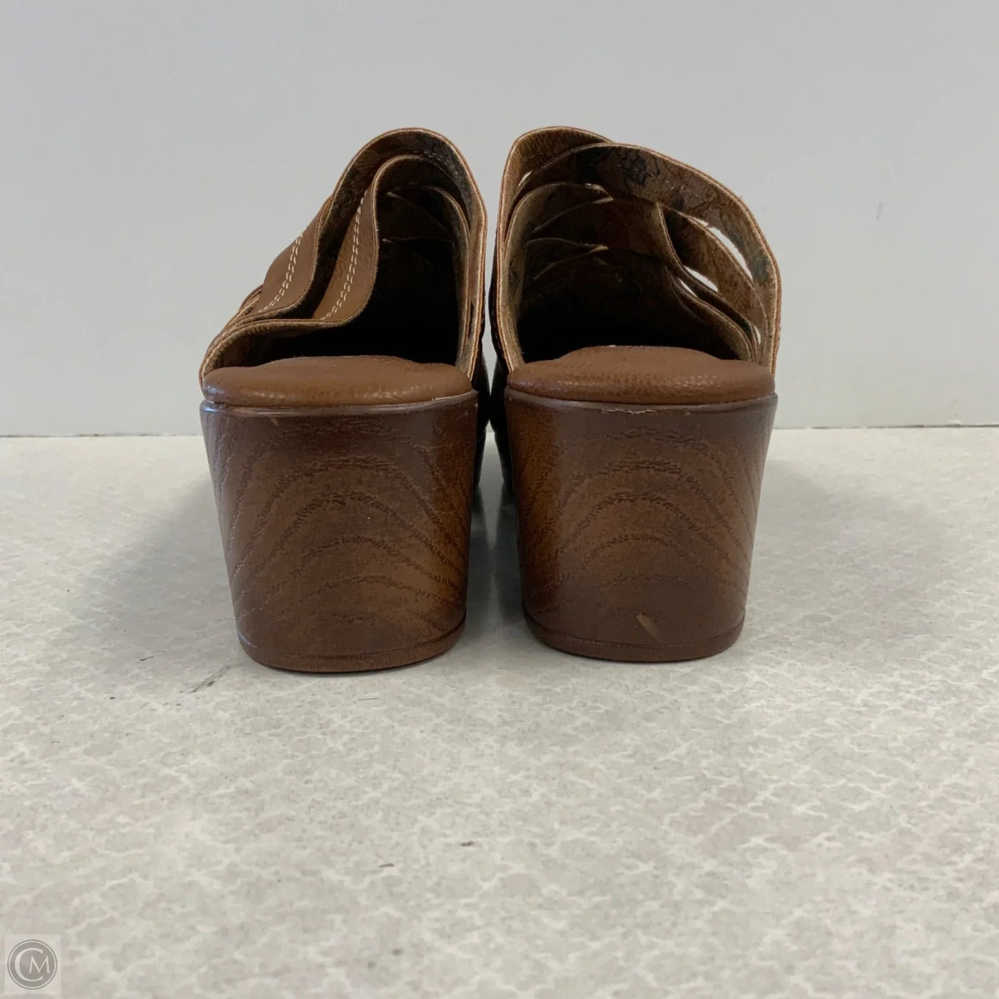 Shoes Heels Block By Boc In Brown, Size: 11