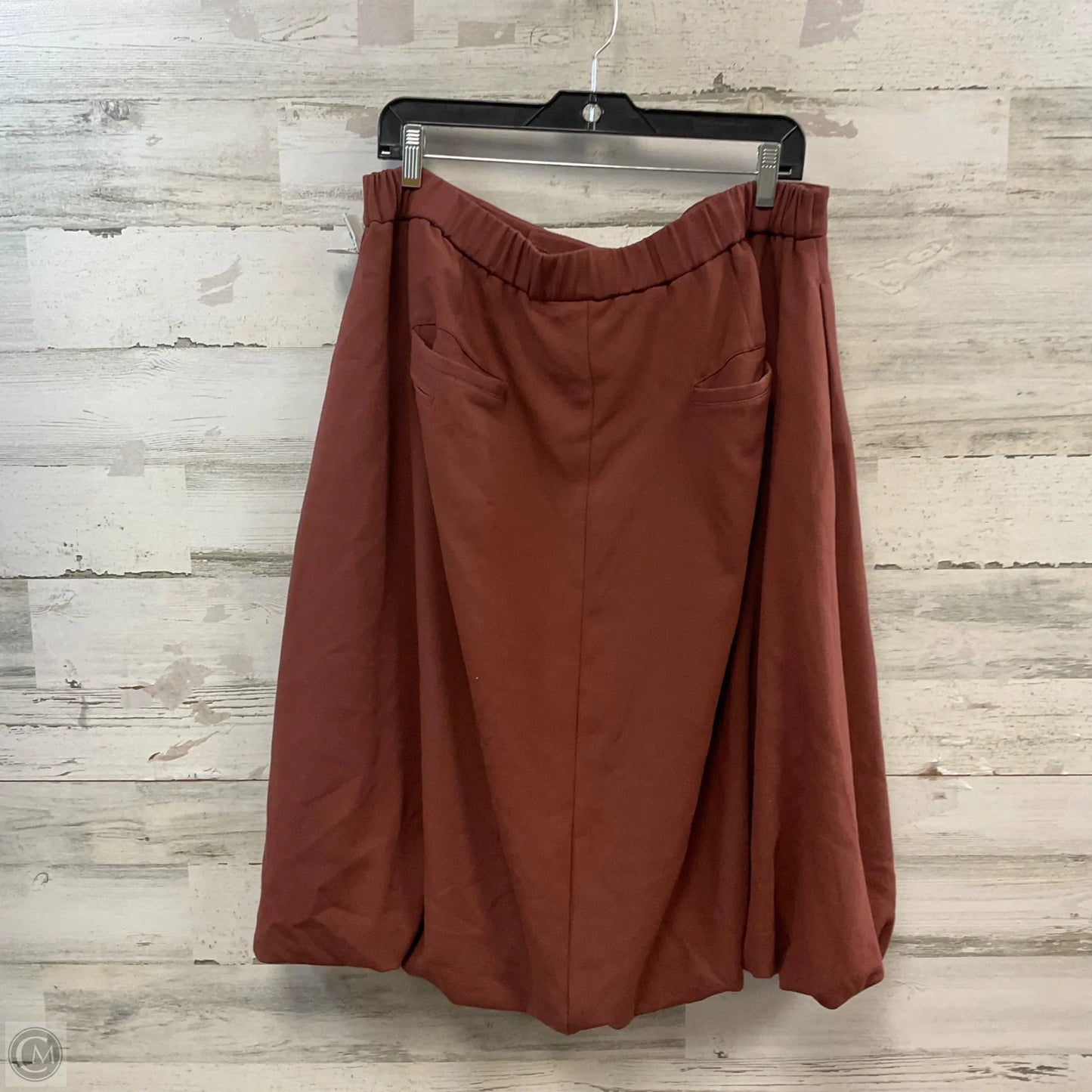 Skirt Mini & Short By Maeve In Brown, Size: Xl