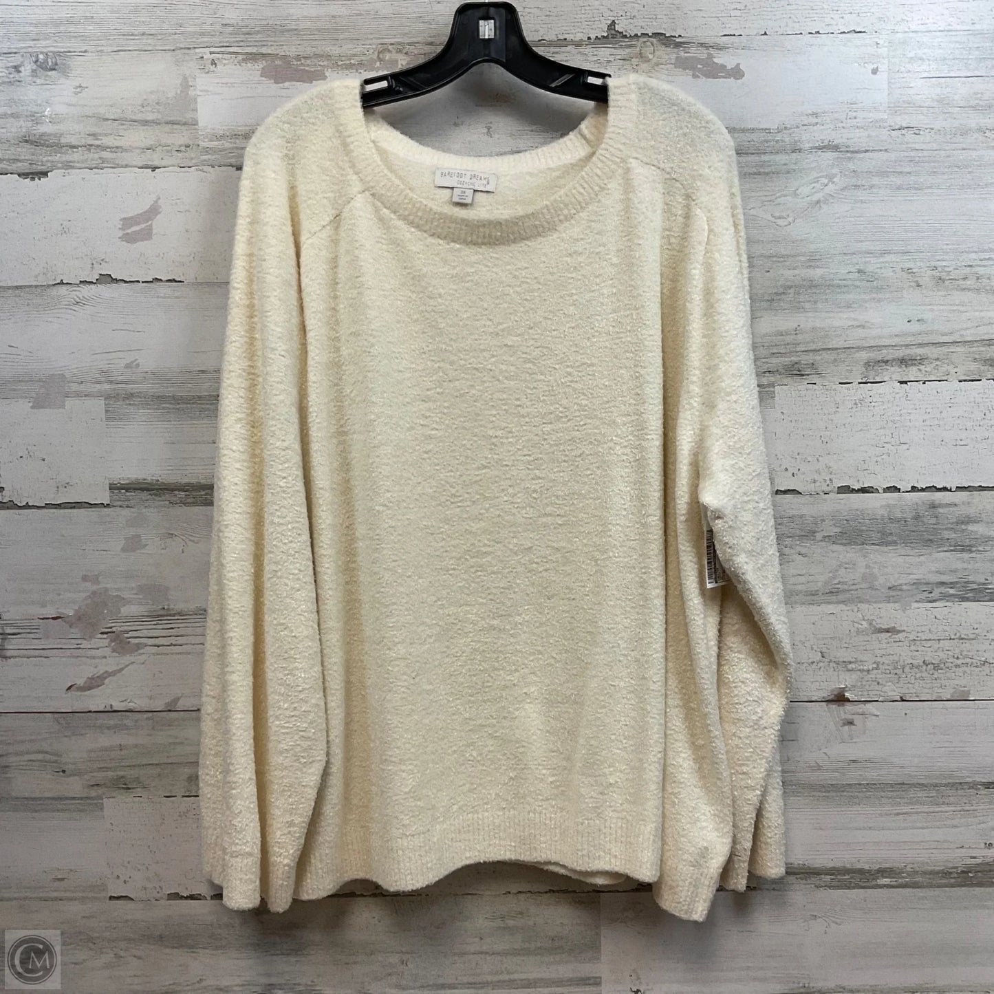 Sweater By Barefoot Dreams In Cream, Size: 3x