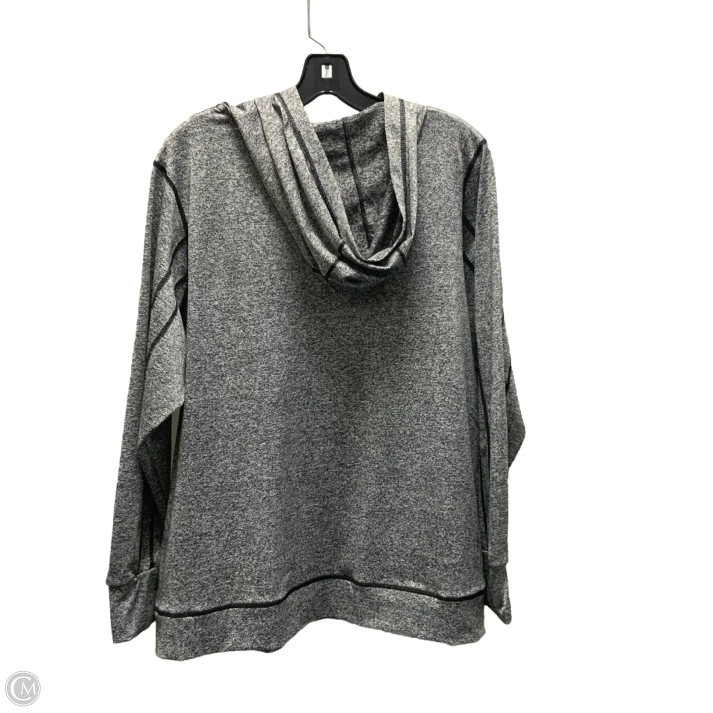 Athletic Jacket By Rag In Grey, Size: 2x